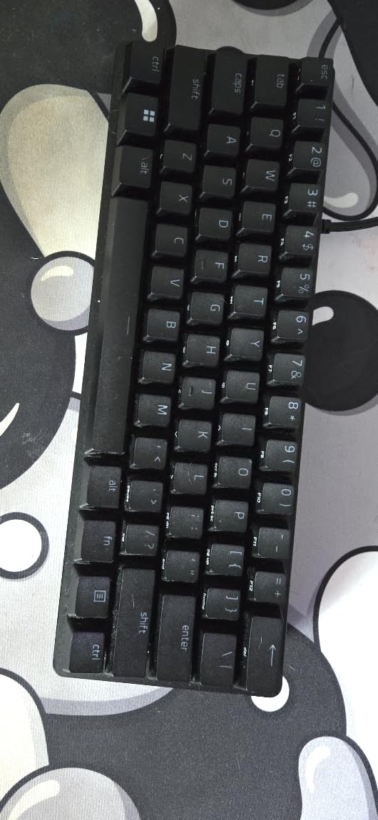 Razer Huntsman Mini 60% Gaming Keyboard: Clicky Optical Switches - Aluminum Top Frame - Chroma RGB Lighting - PBT Keycaps - Onboard Memory - Snap Tap - Black customer photo 1