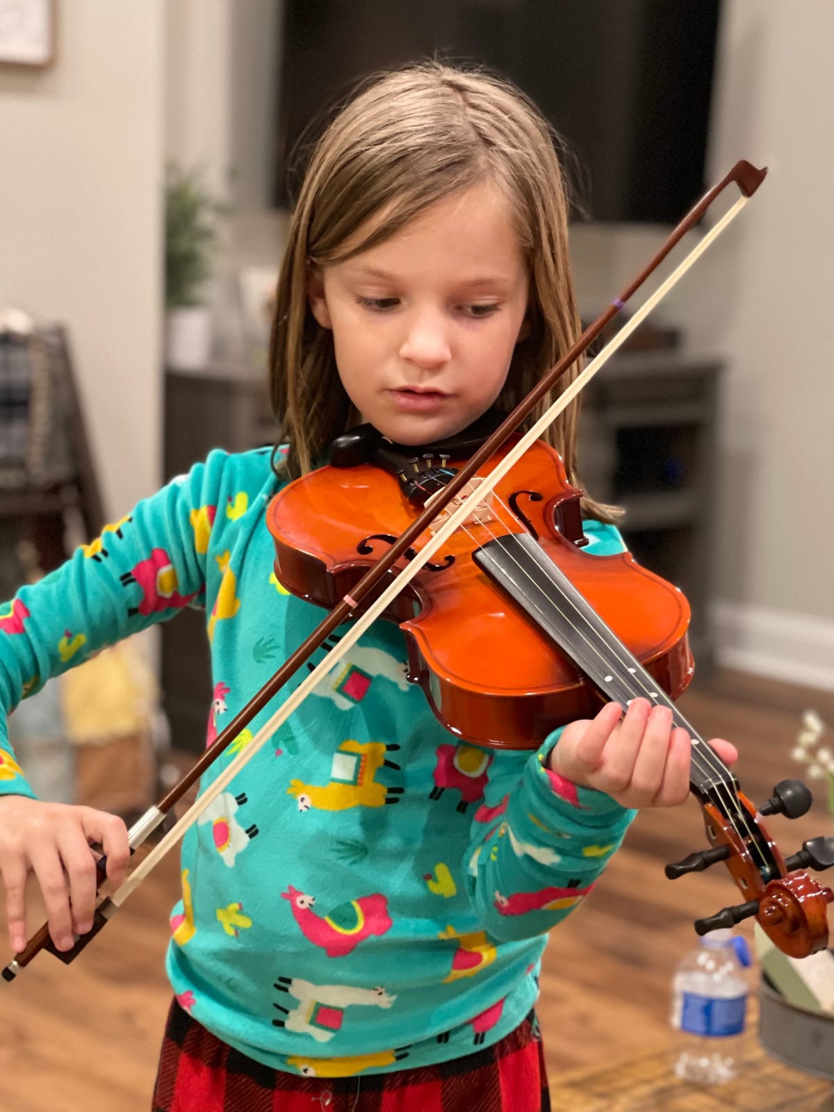 Eastar 1/4 Violin Set for Beginners, Fiddle Quarter Size with Hard Case, Rosin, Shoulder Rest, Bow, and Extra Strings (Imprinted Finger Guide on Fingerboard), EVA-2 customer photo 1
