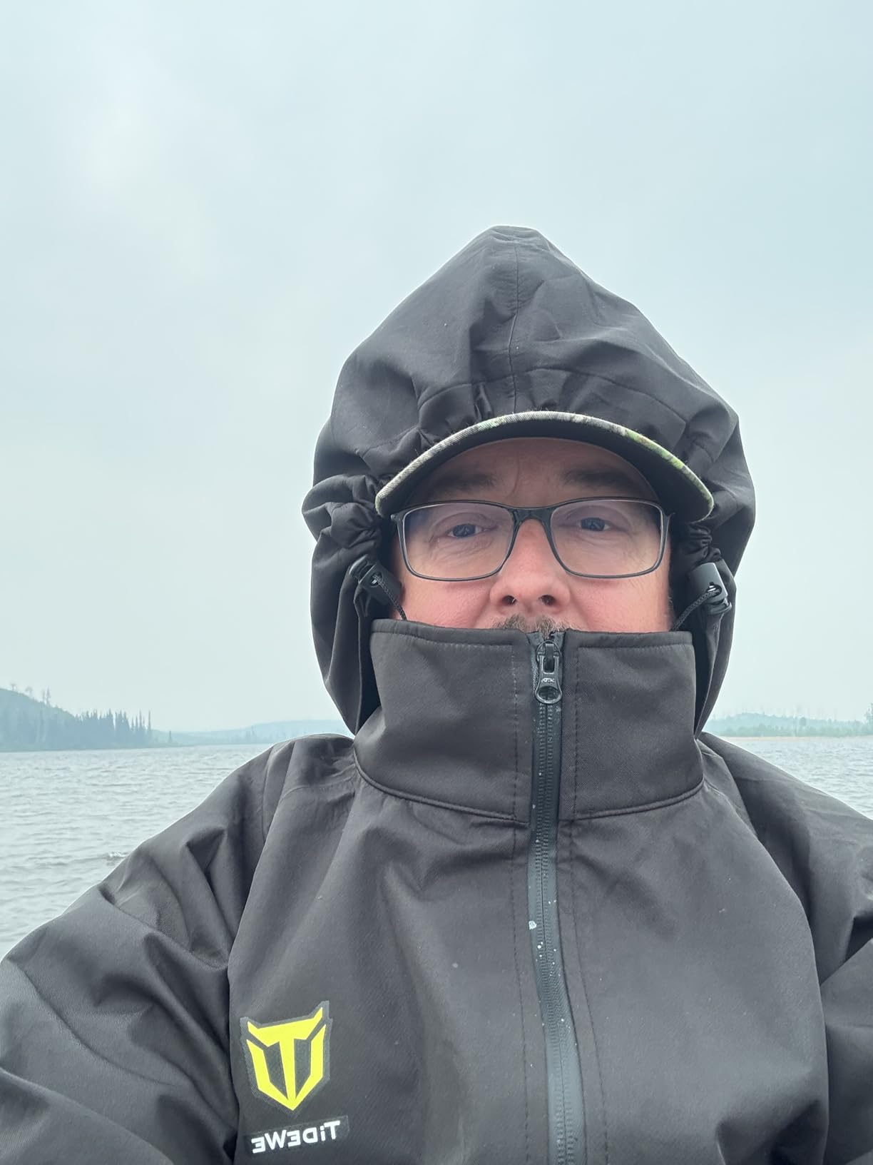 TIDEWE Rain Suit for Men, Waterproof Lightweight 2-Piece Rain Gear customer photo 1
