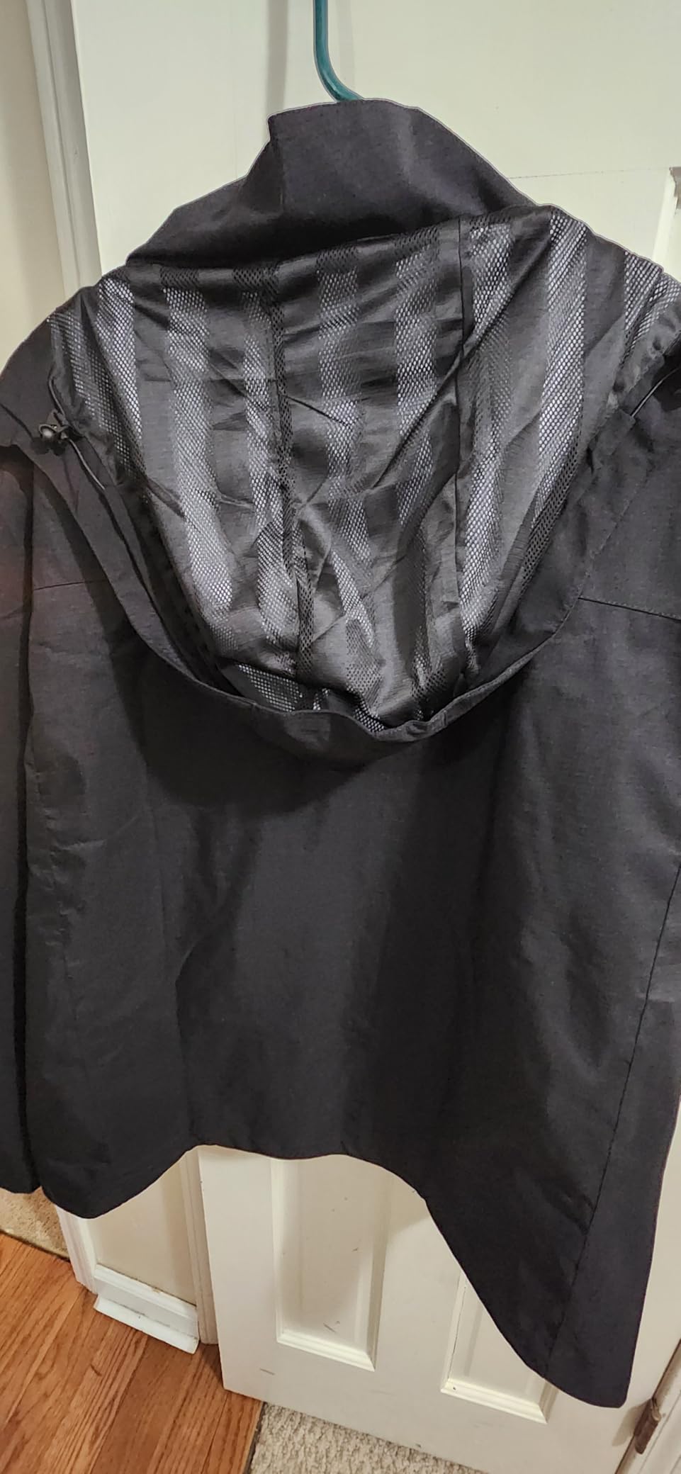 OTU Men's Lightweight Waterproof Hooded Rain Jacket Outdoor Raincoat Shell Jacket for Hiking Travel customer photo 1