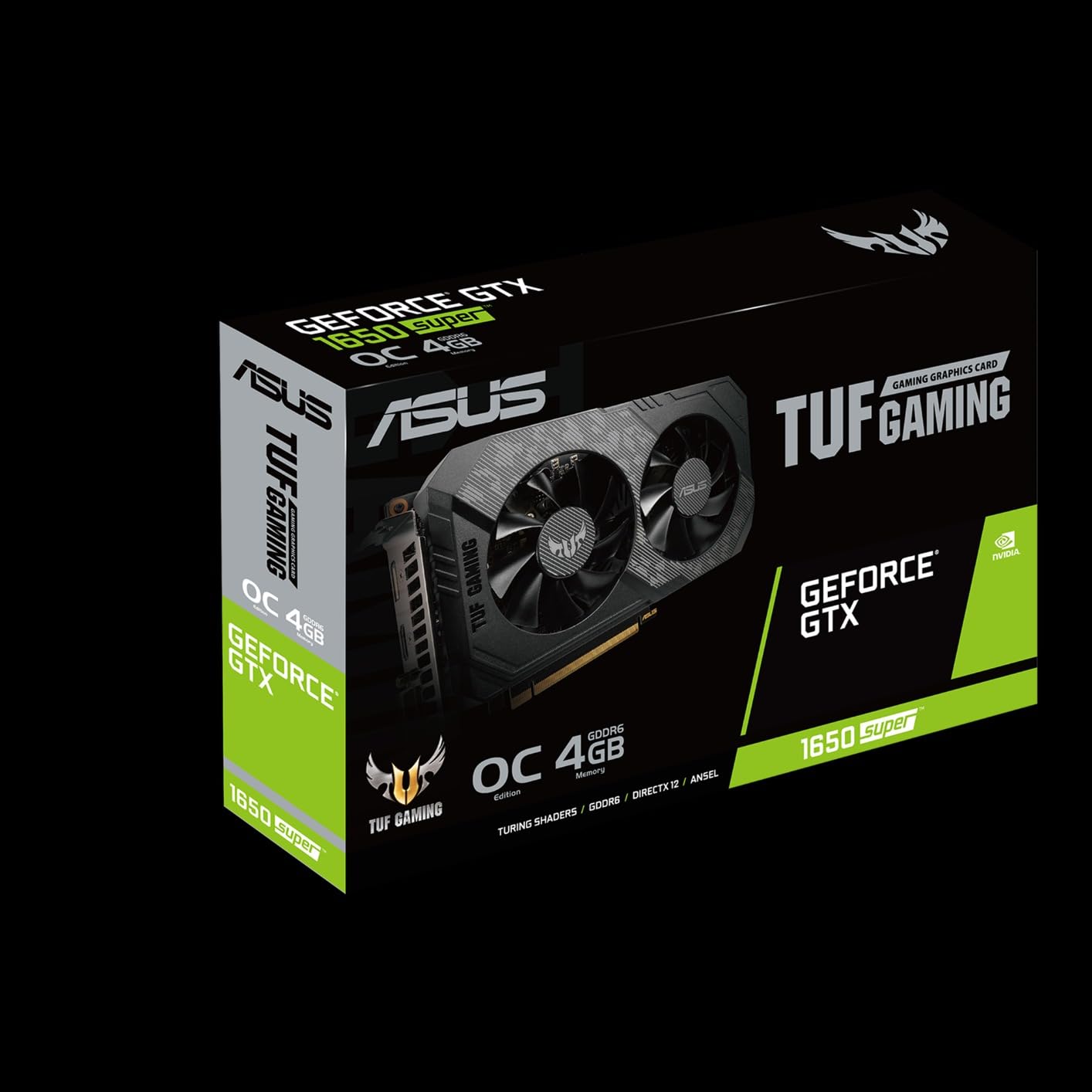 ASUS TUF Gaming NVIDIA GeForce GTX 1650 OC Edition Graphics Card (PCIe 3.0, 4GB GDDR6 Memory, HDMI, DisplayPort, DVI-D, 1x 6-pin Power Connector, IP5X Dust Resistance, Space-Grade Lubricant) customer photo 1