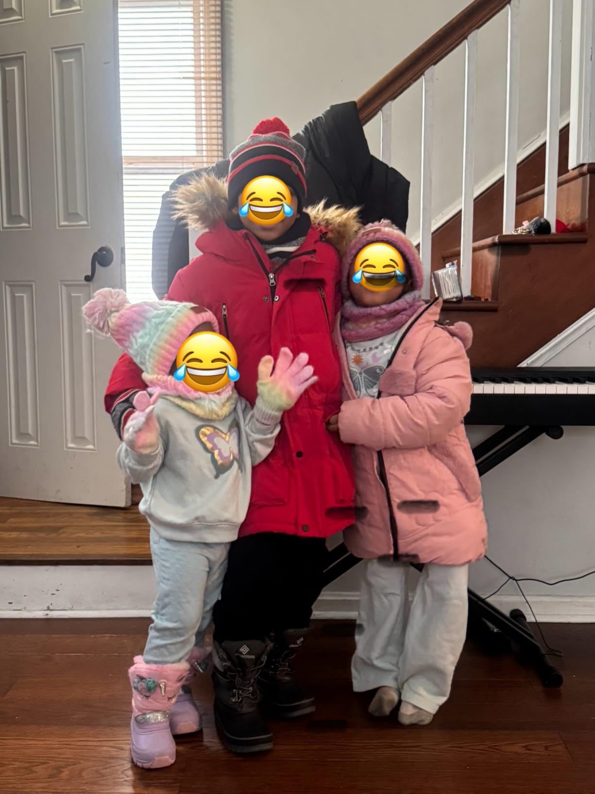 CREATMO US Boy's Winter Parka Water Resistant Hooded Puffer Fleece Lined Jackets Coats customer photo 2