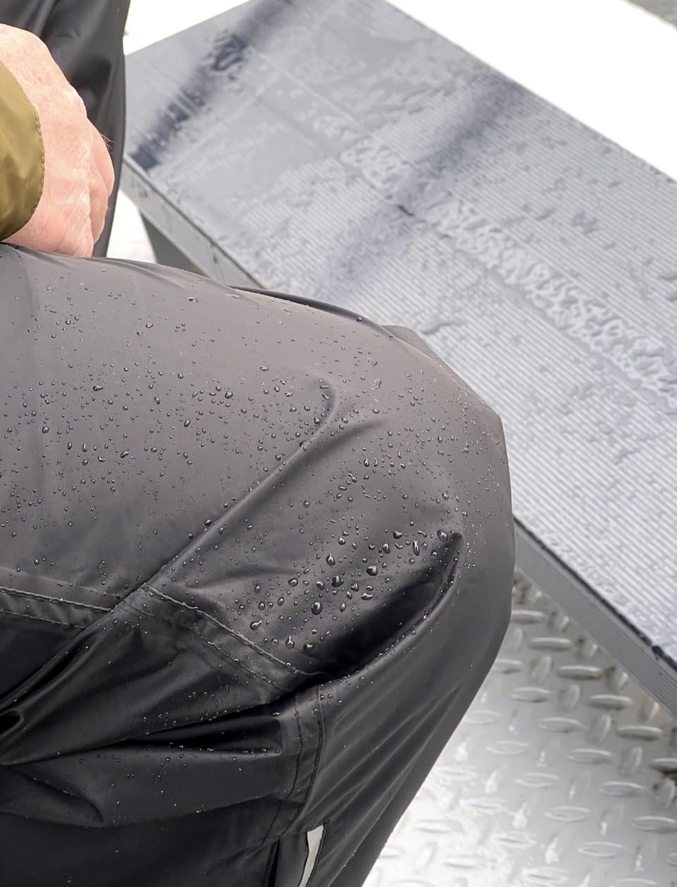 33,000ft Men's Rain Pants, Waterproof Rain Over Pants, Windproof Pants customer photo 1