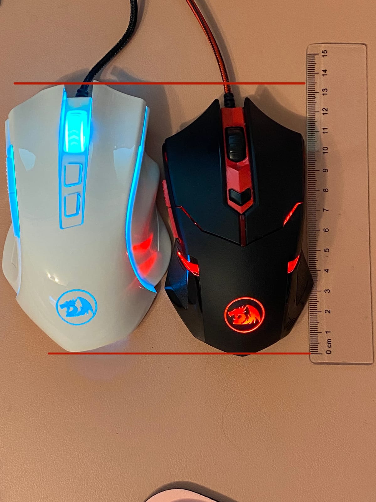 Redragon M602 Griffin RGB Gaming Mouse, Tri-Mode 2.4G/USB-C/Bluetooth Mouse Gaming, RGB Spectrum Backlit Ergonomic Mouse with 7 Programmable Backlight Modes up to 8000 DPI for Win PC Gamers (Wireless) customer photo 2
