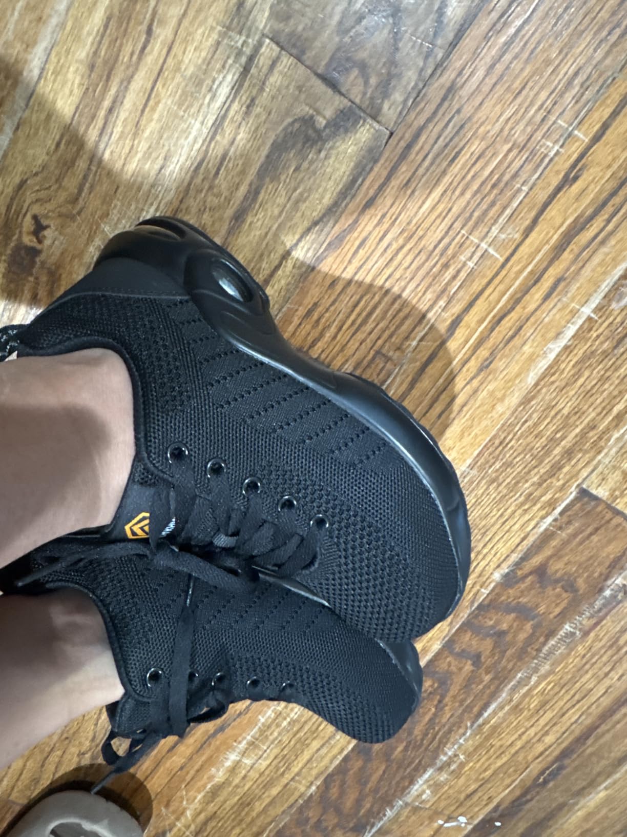 FENLERN Steel Toe Shoes for Women Work Shoes Safety Zapatos de Trabajo customer photo 1