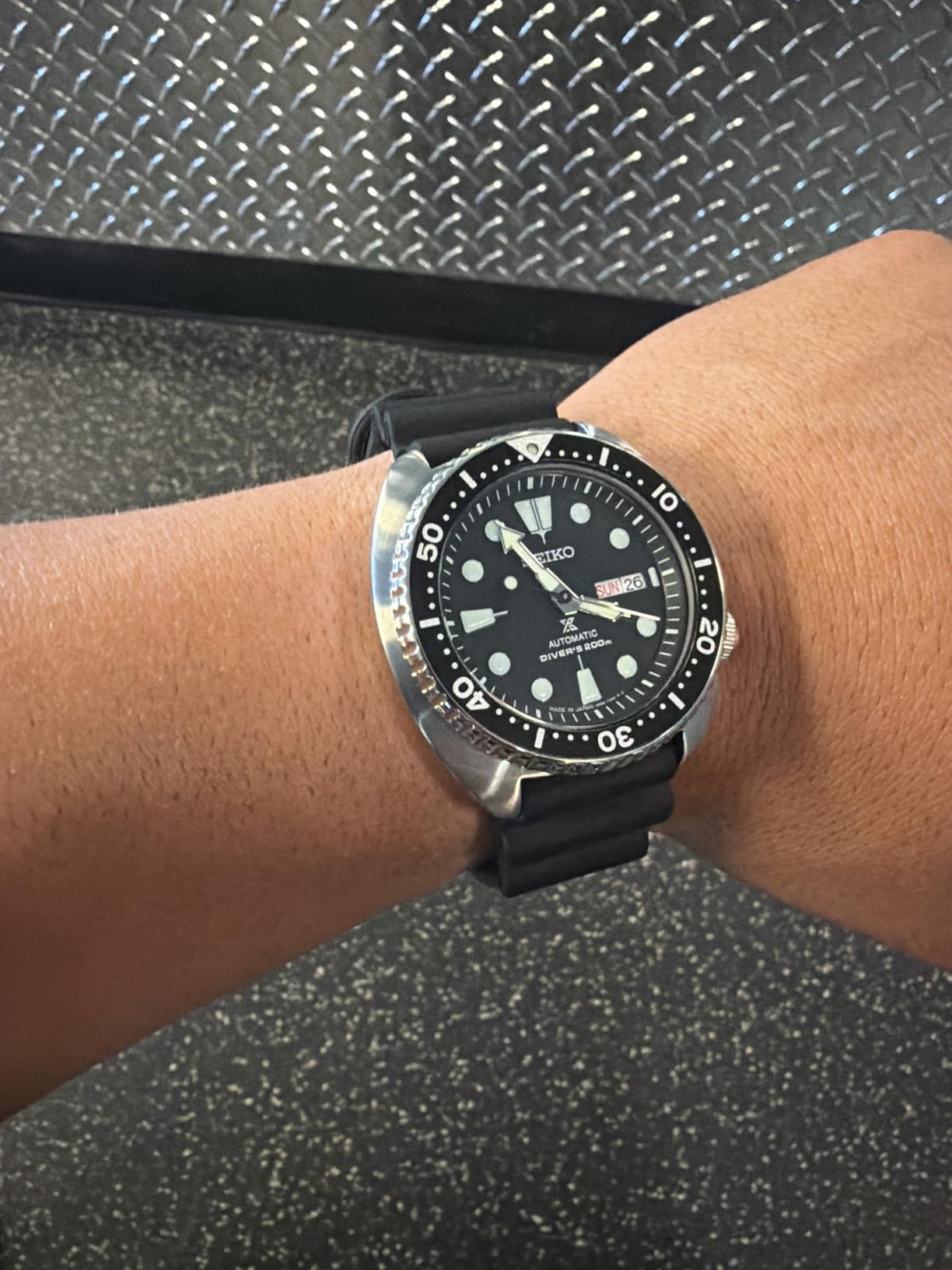 SEIKO Automatic Watch for Men - Prospex Automatic Diver - Patterned Dial customer photo 2