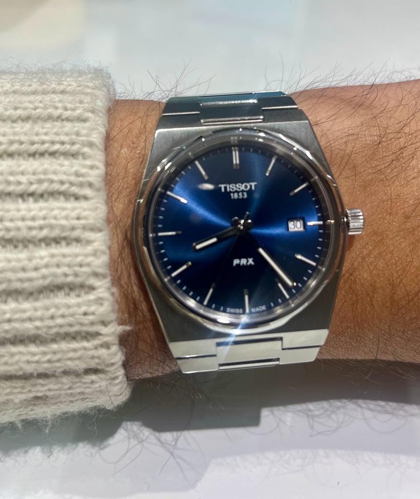 Tissot PRX, Swiss Quartz, 40mm, Blue Dial, Men’s Watch customer photo 1