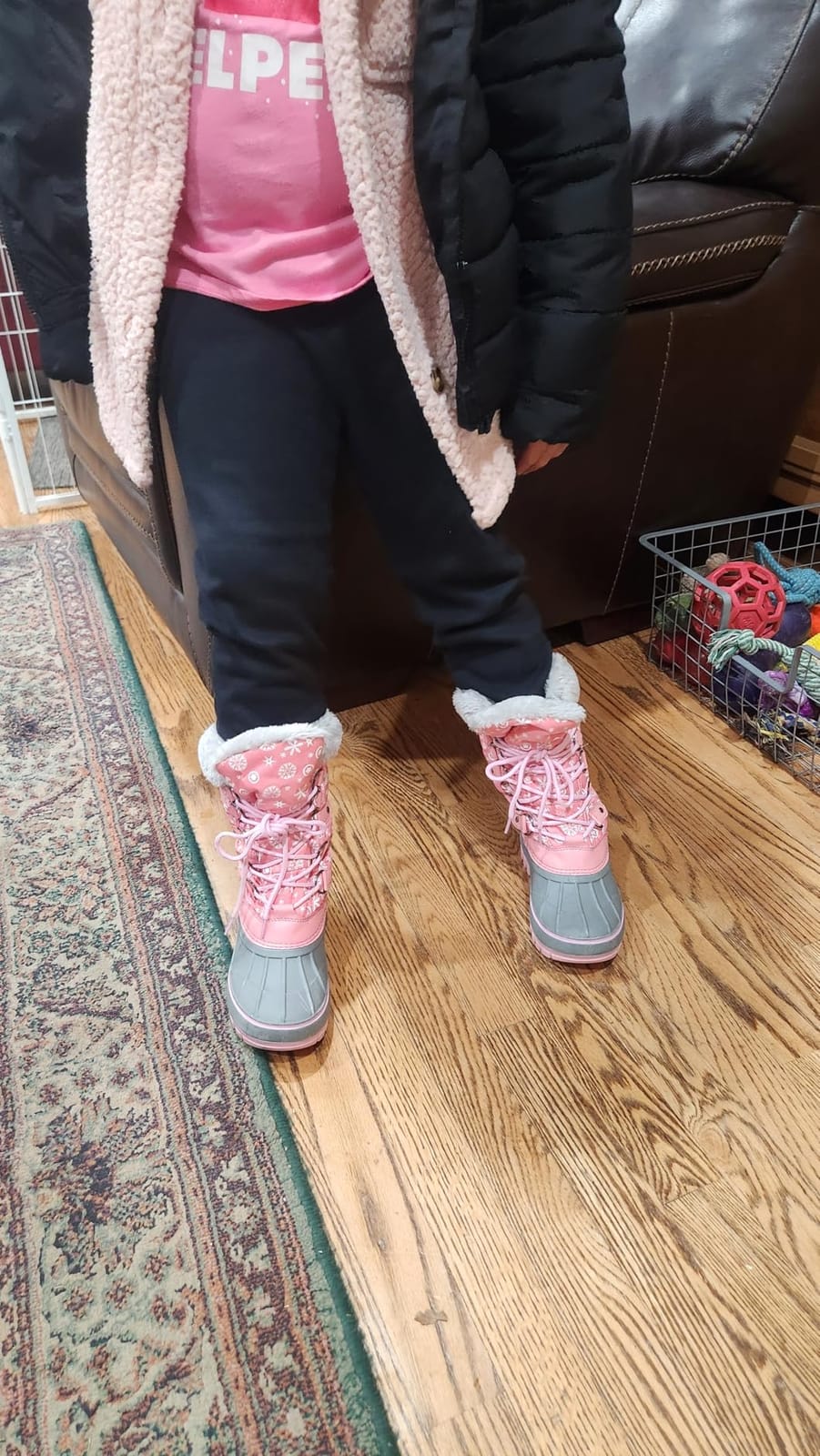 DREAM PAIRS Girls Snow Waterproof Winter Boots customer photo 2