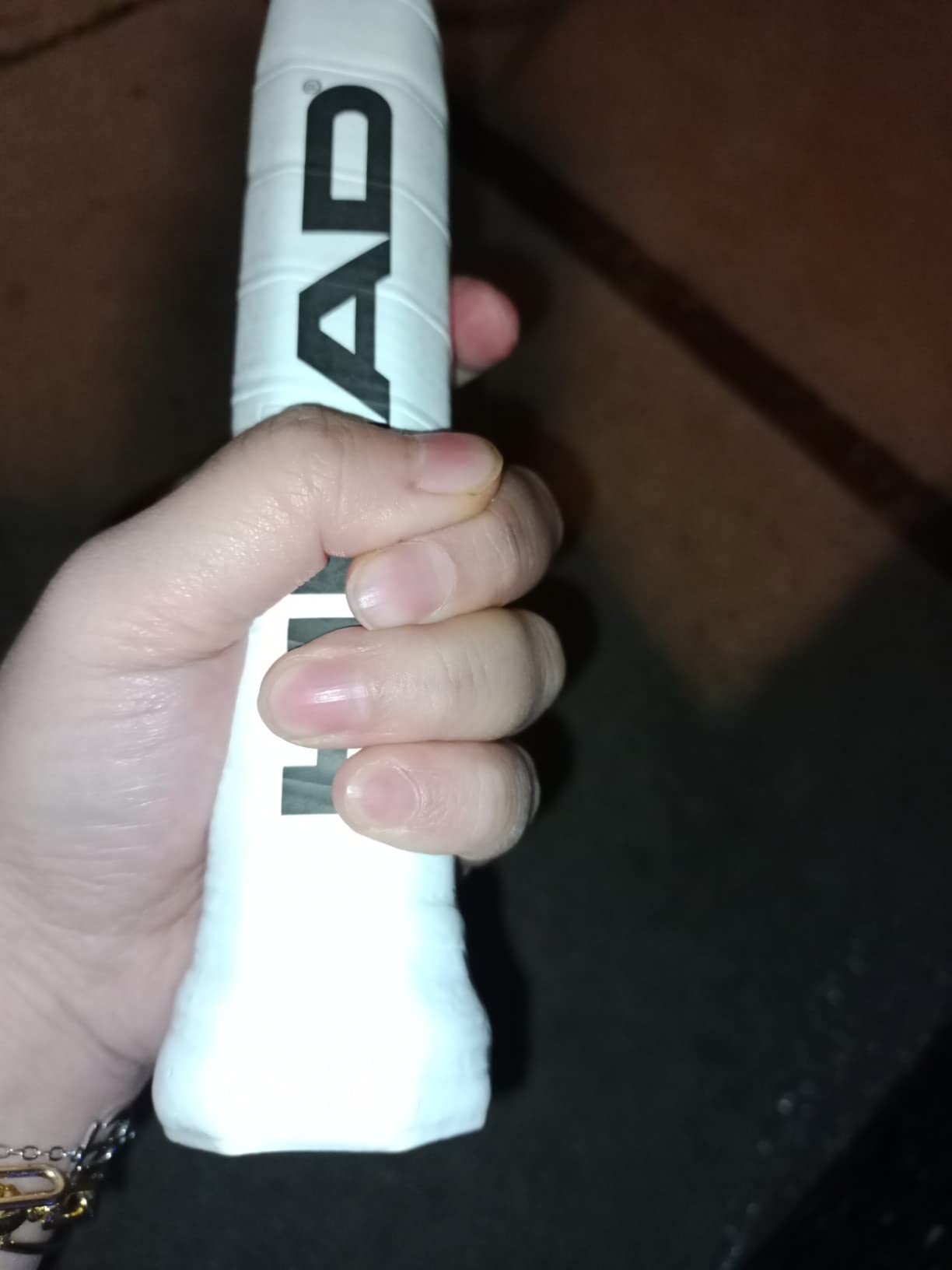 Head Metallix Attitude Pro White Tennis Racket - Pre-Strung Adult Tennis Racquet for Control and Maneuverability customer photo 2