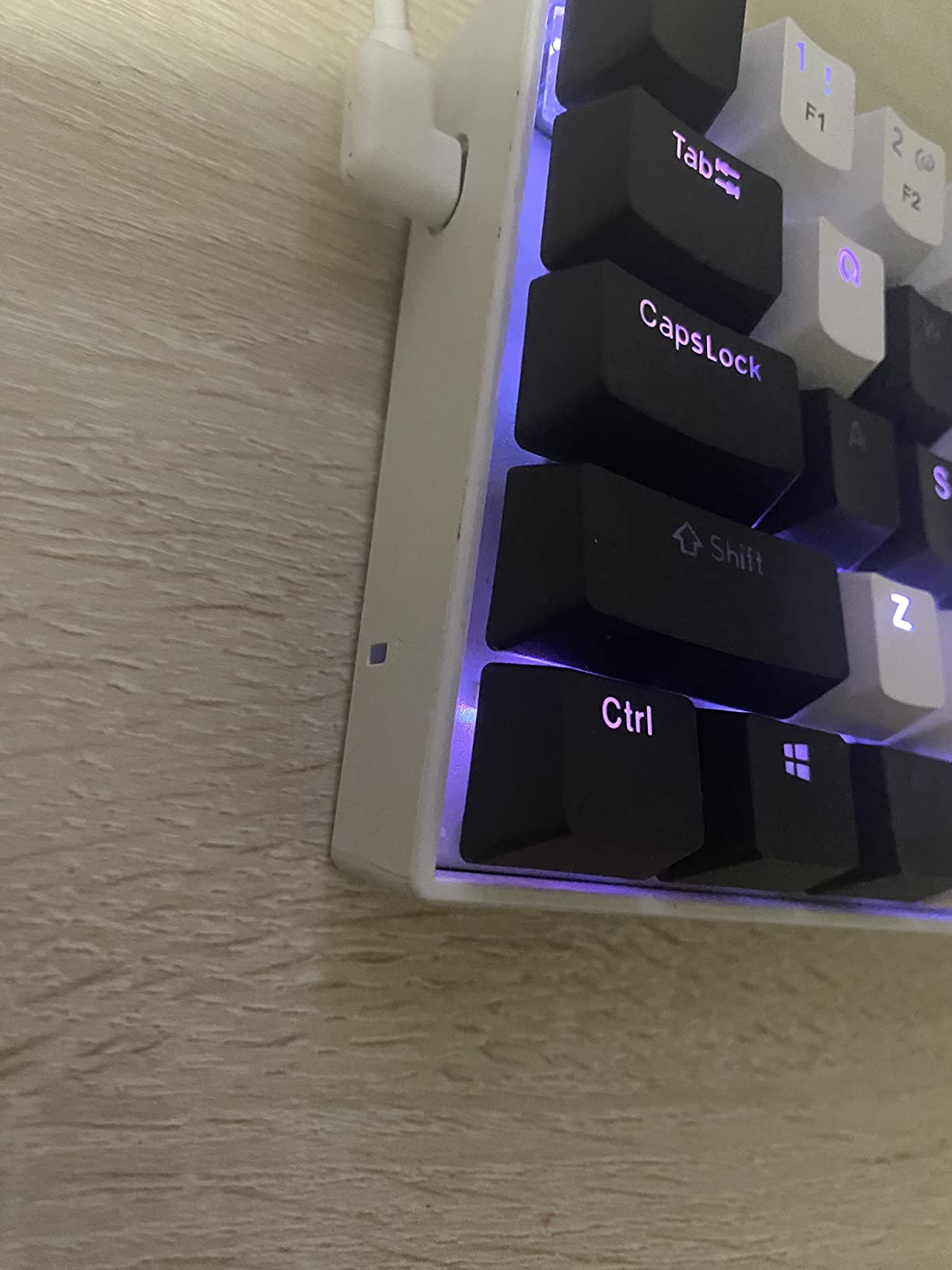 Redragon K630 Dragonborn 60% Wired RGB Gaming Keyboard, 61 Keys Compact Mechanical Keyboard with Linear Red Switch, Pro Driver Support, Black customer photo 2