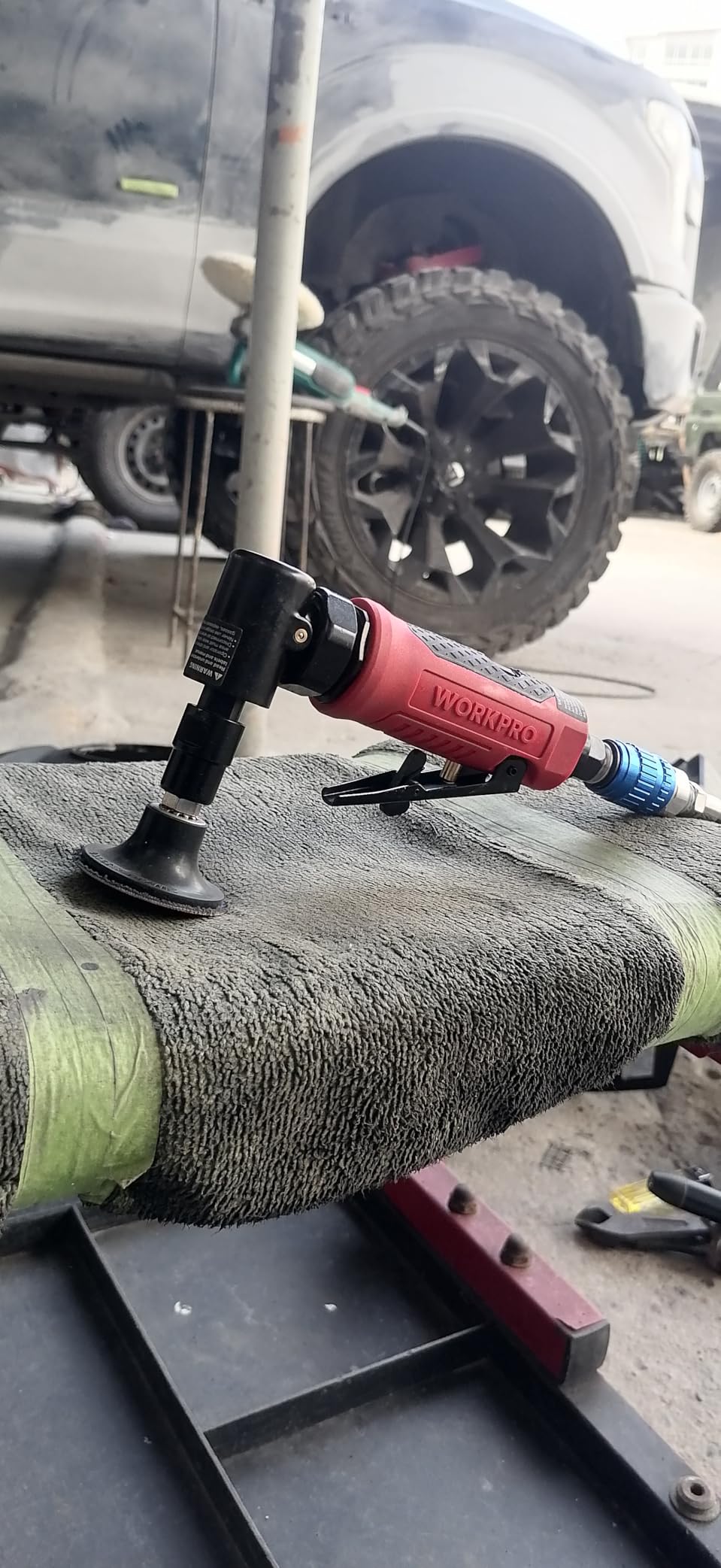 WORKPRO Pneumatic Straight Die Grinder, 25000 RPM, 1/4
