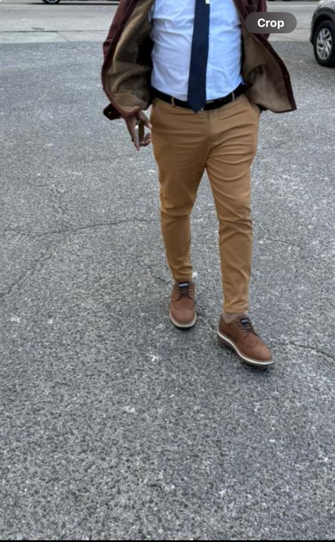 Temeshu Men's Dress Shoes Casual Oxford Shoes Business Formal Shoes customer photo 1