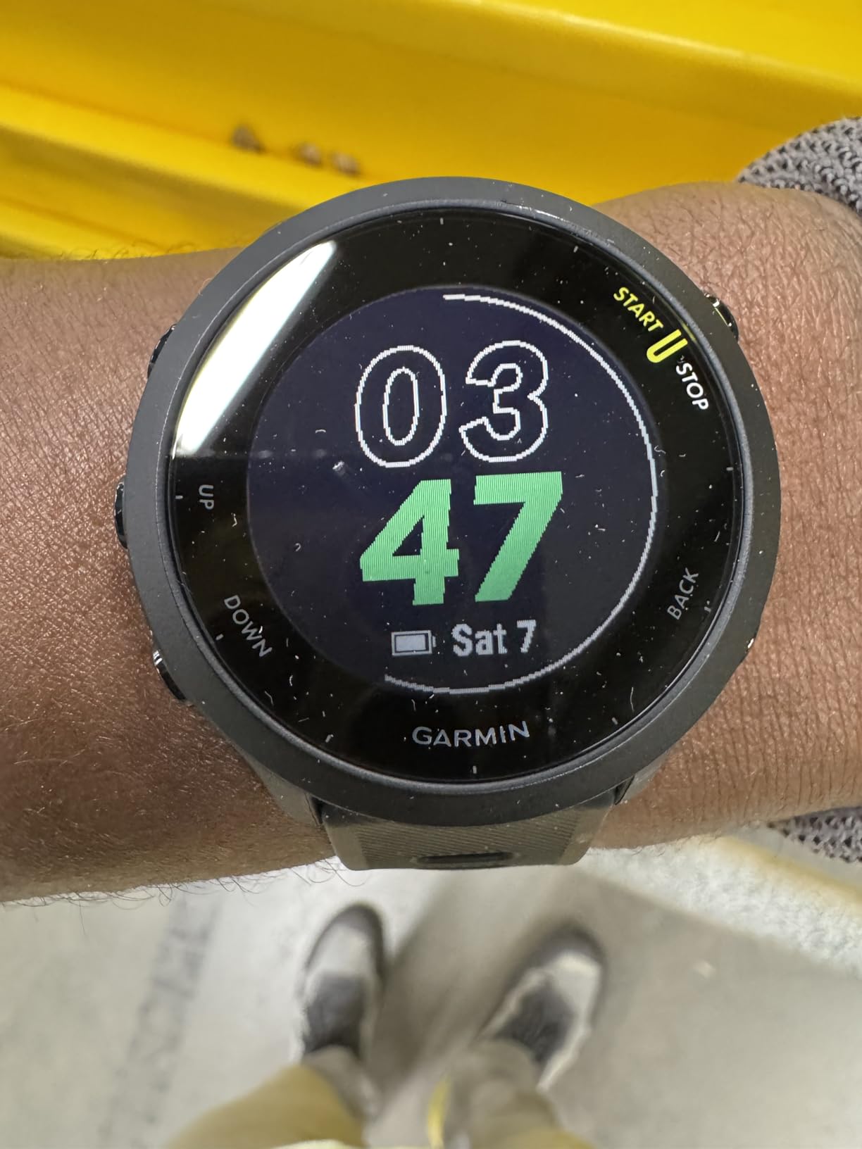 Garmin Forerunner 55, GPS Running Watch with Daily Suggested Workouts, Up to 2 Weeks of Battery Life, Aqua customer photo 2