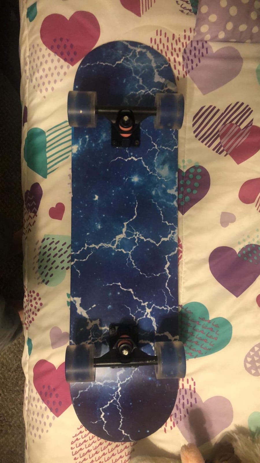 Skateboards with Colorful Flashing Wheels for Beginners,Kids,Teens,Adults, Complete Standard Skate Boards 9 Layer Canadian Maple Deck Concave Skateboard customer photo 1