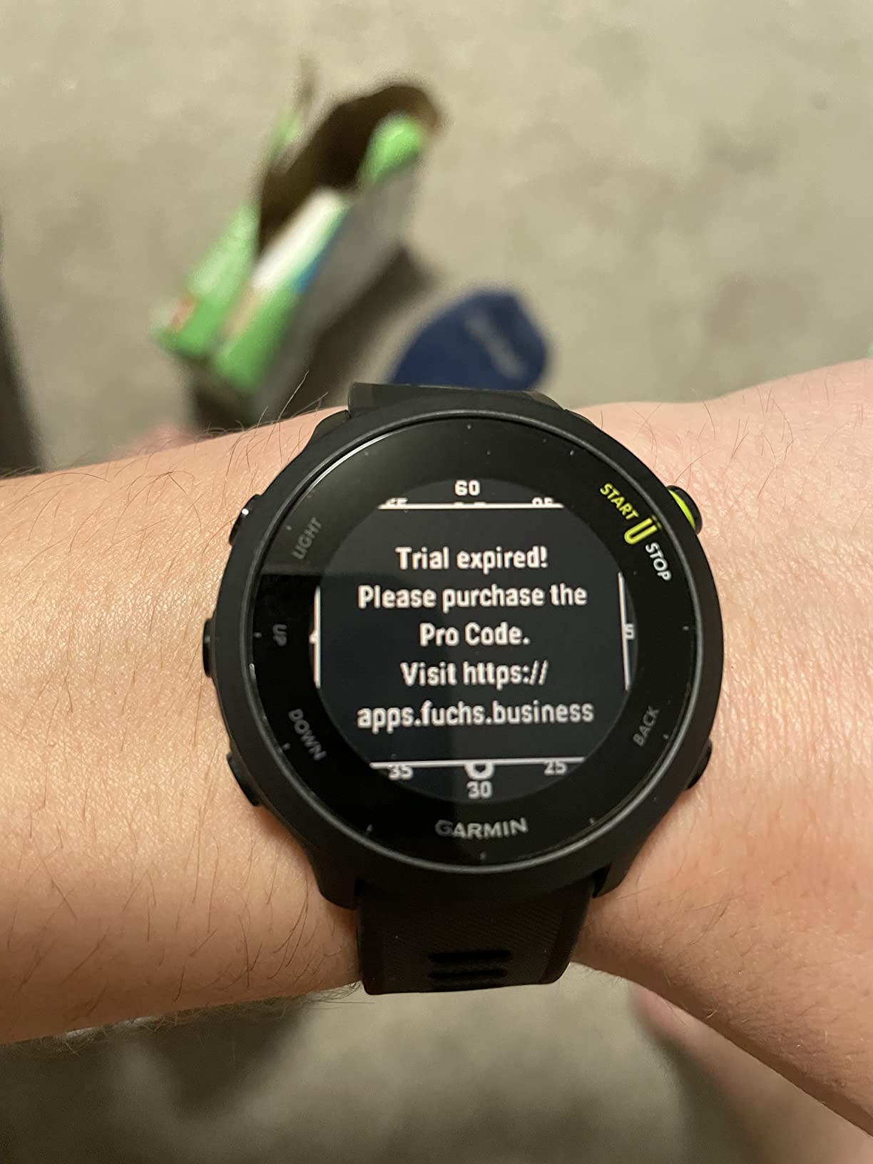 Garmin Forerunner 55 GPS Running Smartwatch, Black customer photo 1