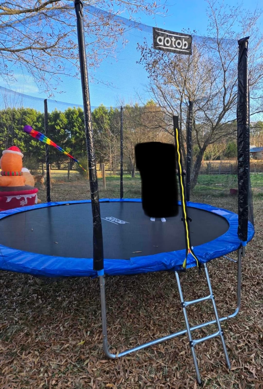 AOTOB Trampoline with Net for Kids Outdoor 8 10 12 14 15FT ASTM 400LBS customer photo 2
