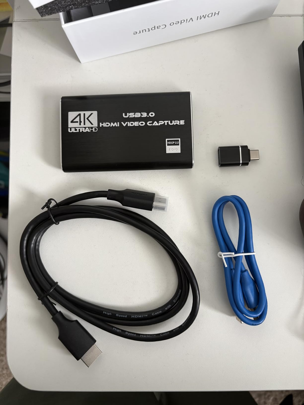 Capture Card, 4K HDMI Video Capture Card, Game Capture Card, 1080P 60FPS Video Capture Device, HDMI to USB 3.0 Capture Card for Streaming, Work with Camera/Xbox/PS4/PS5/PC/OBS customer photo 1