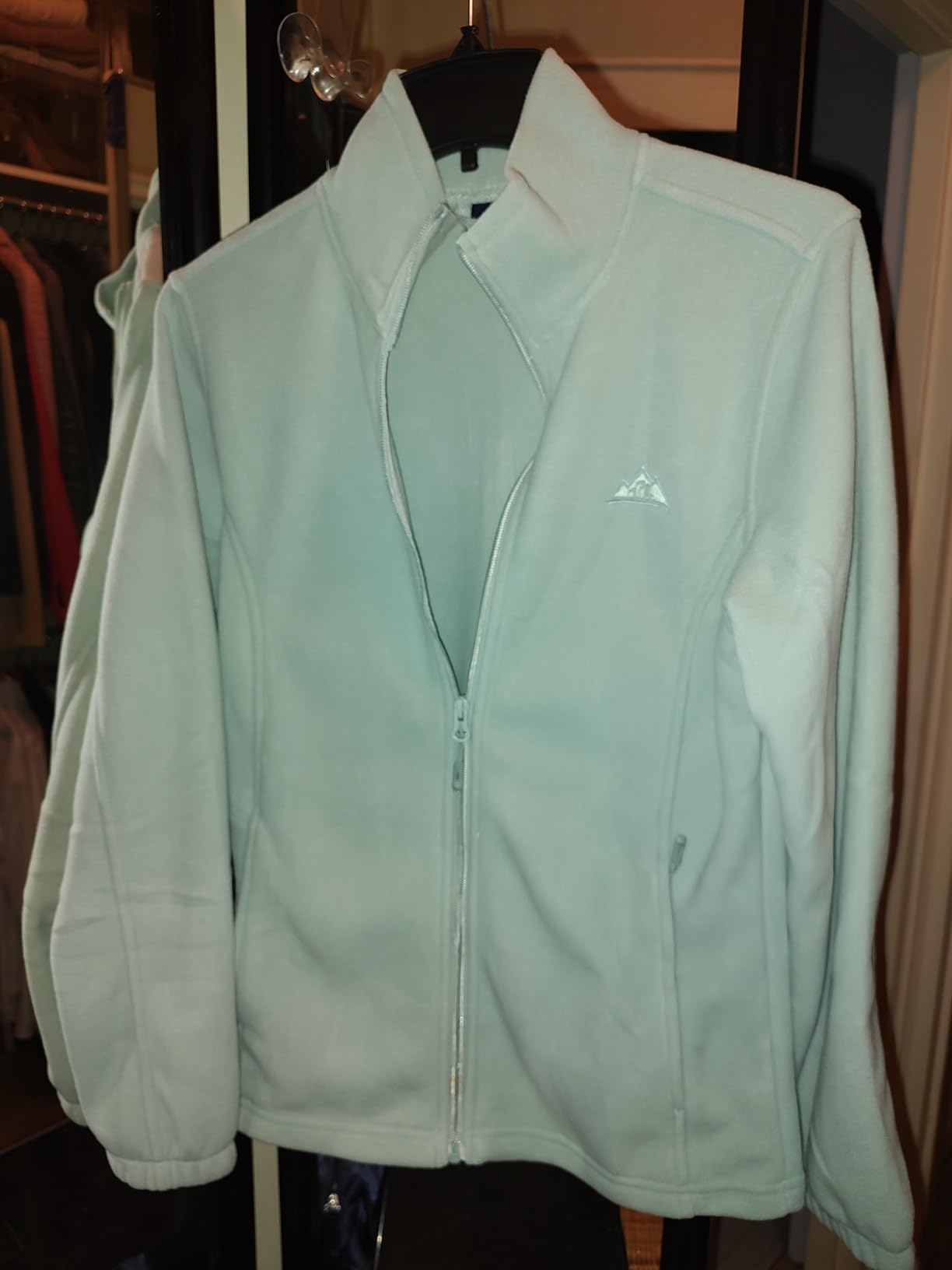 GIMECEN Women's Full Zip Soft Polar Fleece Jacket Outdoor Recreation Coat customer photo 2