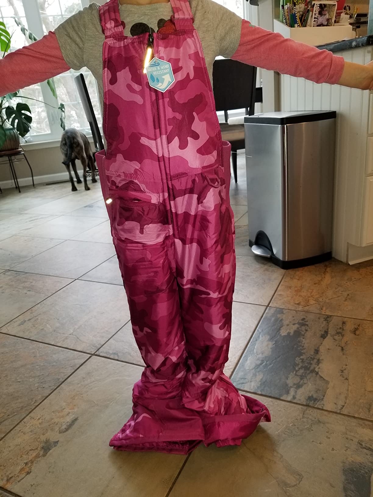 Arctic Quest Boys Girls Unisex Classic Ski & Snow Bib Overall Winter Snowsuit Water-Resistant Windproof Outdoor Rain Bib customer photo 2