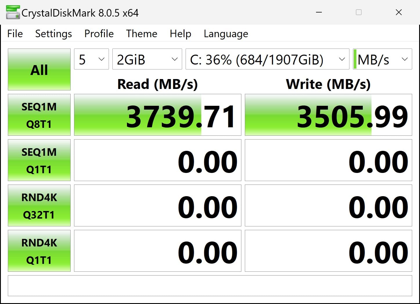 Predator M.2 SSD 2TB GM7000 with DRAM cache NVMe 1.4 2280 PCIe Gen4×4 Ultra high speed (maximum read: 7400MB/s, max write: 6700MB/s) 3D NAND TLC Internal SSD Compatible with PS5 Pro - BL.9BWWR.106 customer photo 1