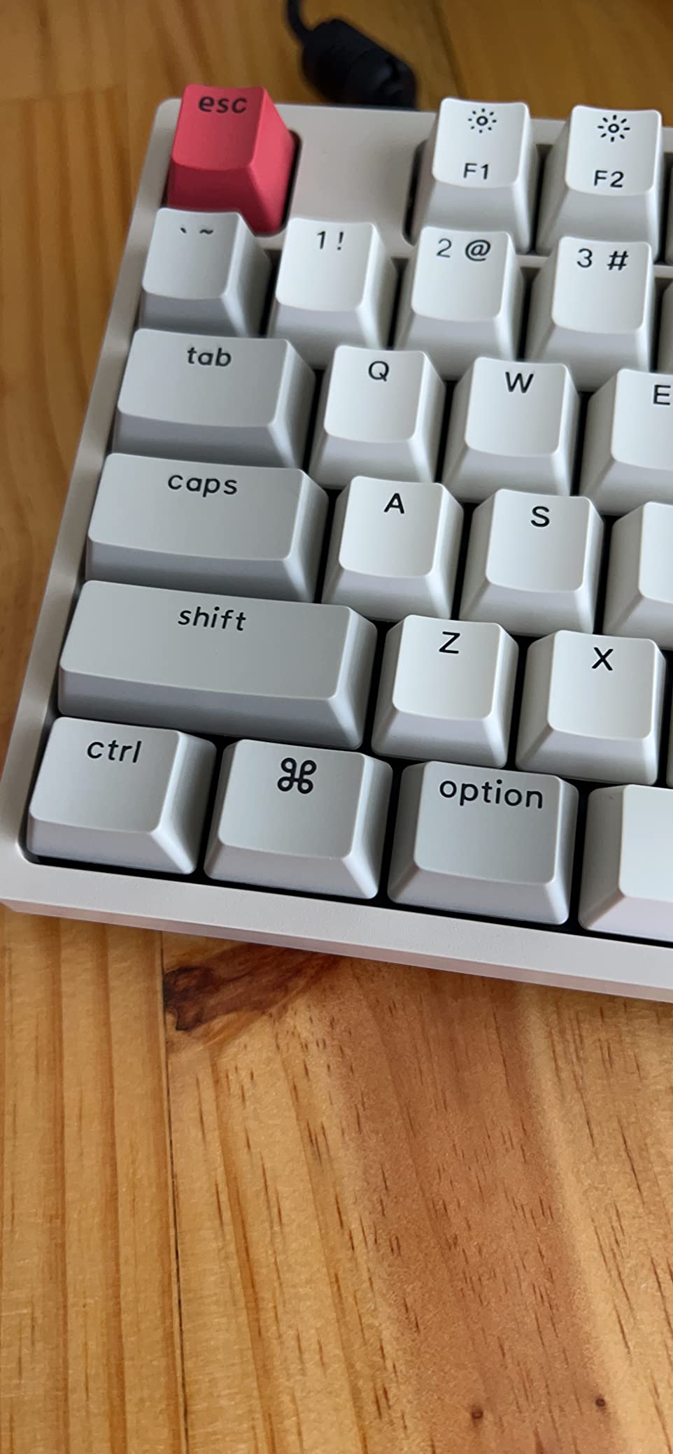 Keychron C2 Full Size Wired Mechanical Keyboard, Brown Switch, Retro customer photo 1