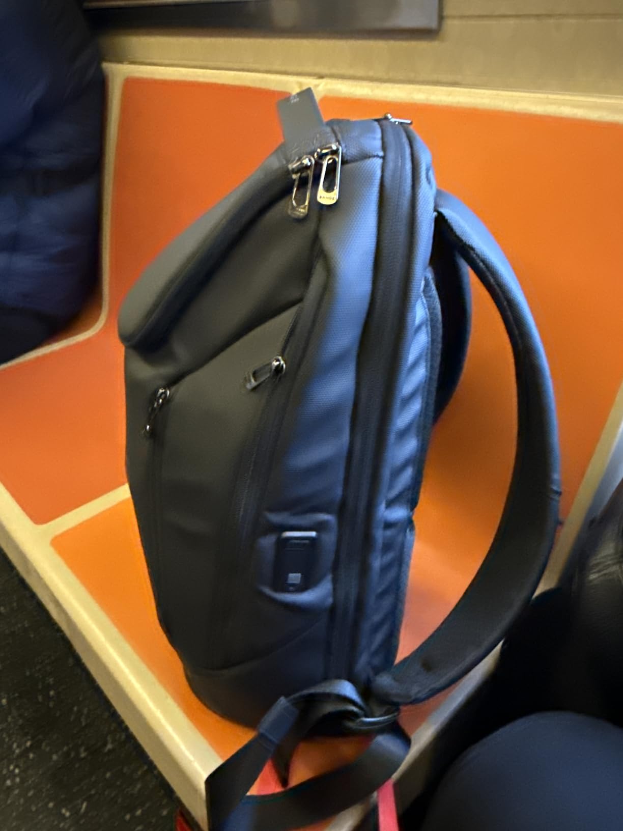 BANGE Business Smart Backpack Waterproof fit 15.6 Inch Laptop Backpack with USB Charging Port,Travel Durable Backpack customer photo 1