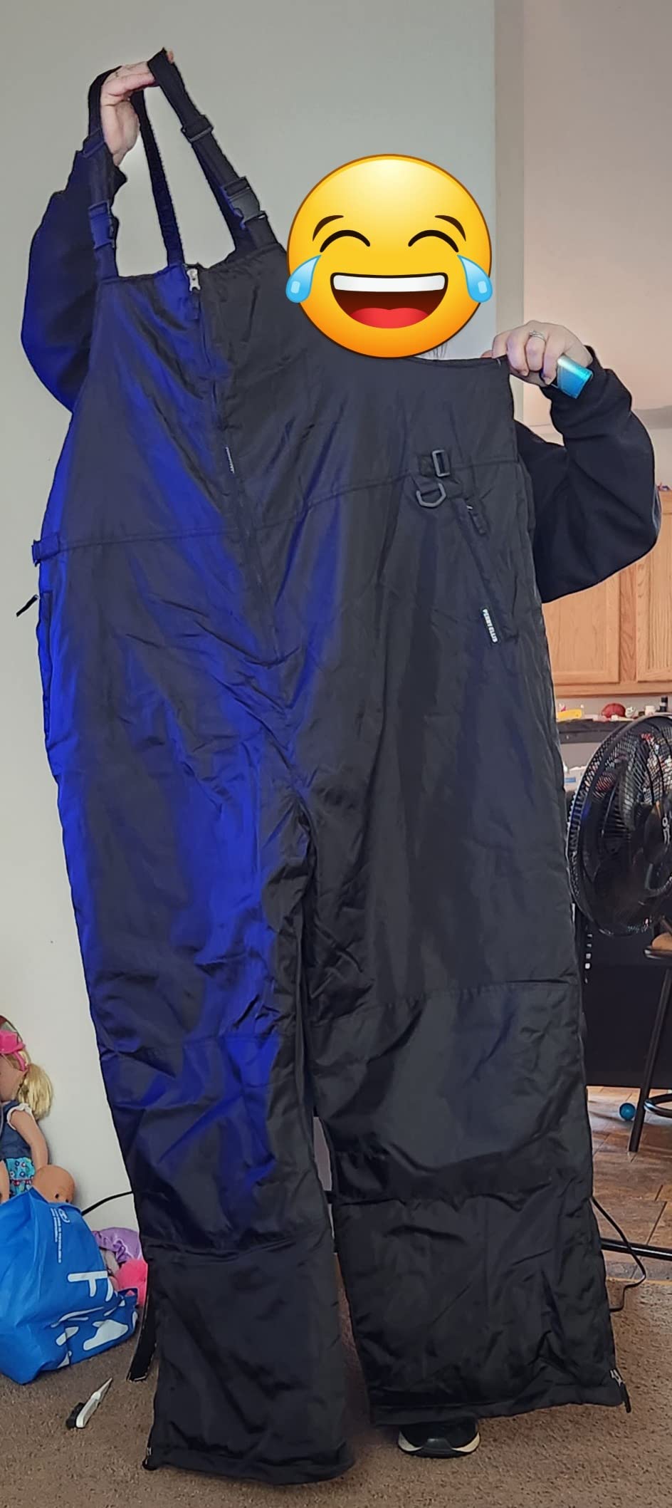 Perry Ellis Mens Insulated Waterproof Ski Snow Bib Overalls (S-3XL) customer photo 1