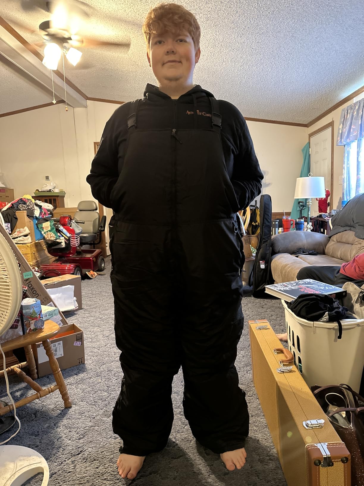 Perry Ellis Mens Insulated Waterproof Ski Snow Bib Overalls (S-3XL) customer photo 2