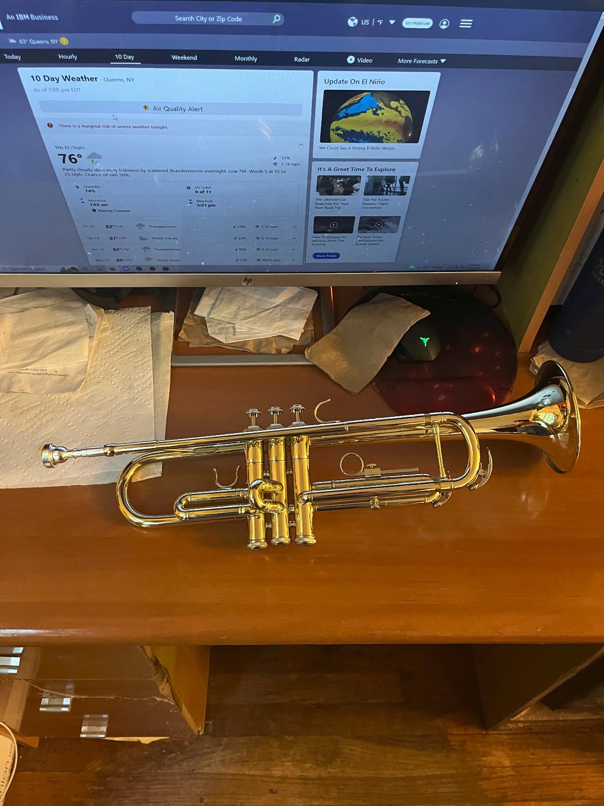 Ktaxon Bb Standard Trumpet for Beginners, Student Trumpet Trompeta Set customer photo 1