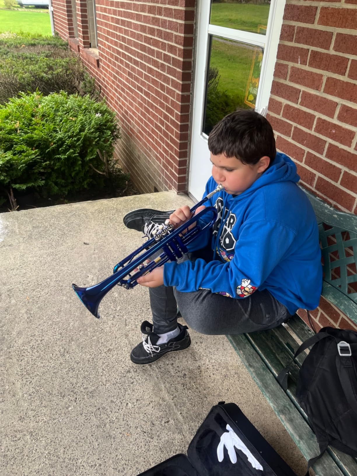 Ktaxon Bb Standard Trumpet for Beginners, Student Trumpet Trompeta Set customer photo 2