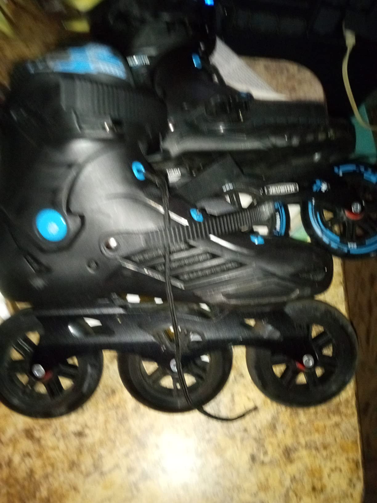 Inline Skates for Men Women, 3 Wheel Roller Skates Blades for Male Female, High Performance Fitness Inline Speed Racing Skates for Adult and Unisex customer photo 1