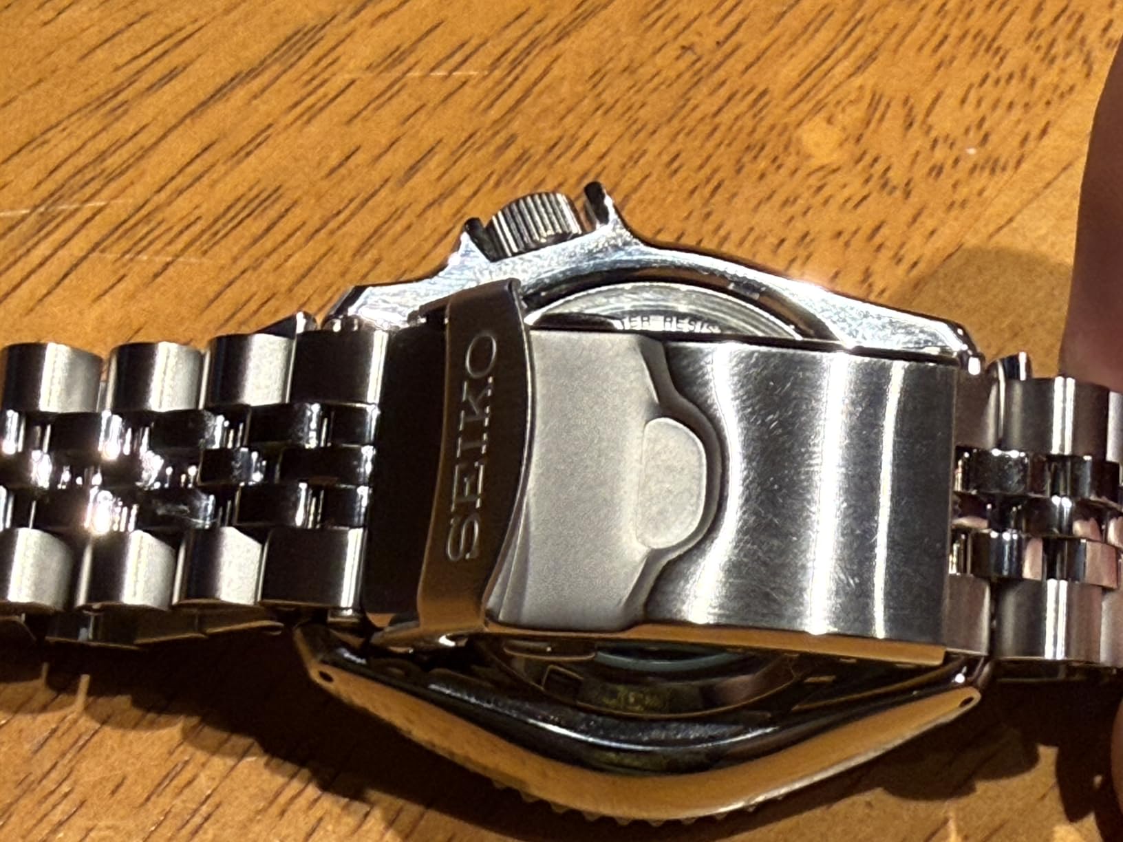 SEIKO SSK001 Automatic Watch for Men - 5 -Sports - Black Dial with Date Calendar and Luminous Hands & Markers and Black & Gray GMT Bezel, 100m Water-Resistant customer photo 2