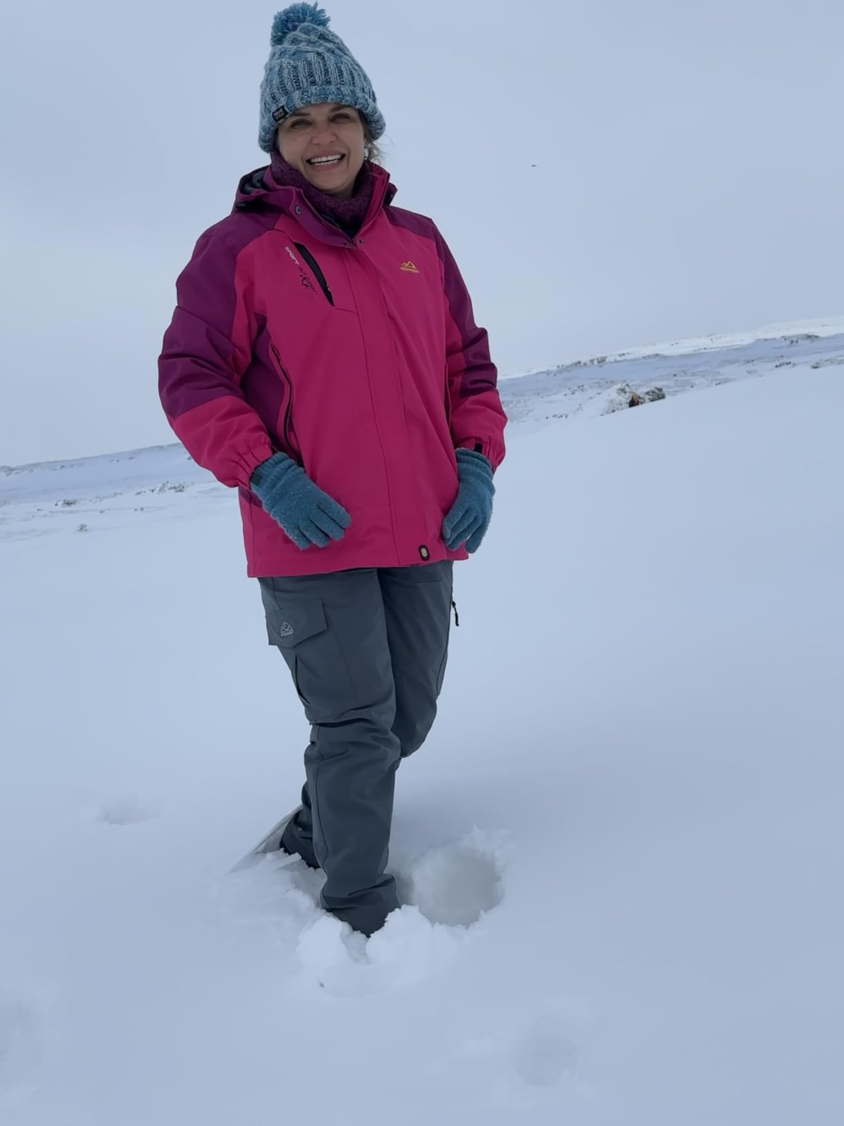 MAGCOMSEN Women's 3-in-1 Winter Coats Snow Ski Jacket Waterproof Windproof Fleece Lined Winter Jacket Parka customer photo 1