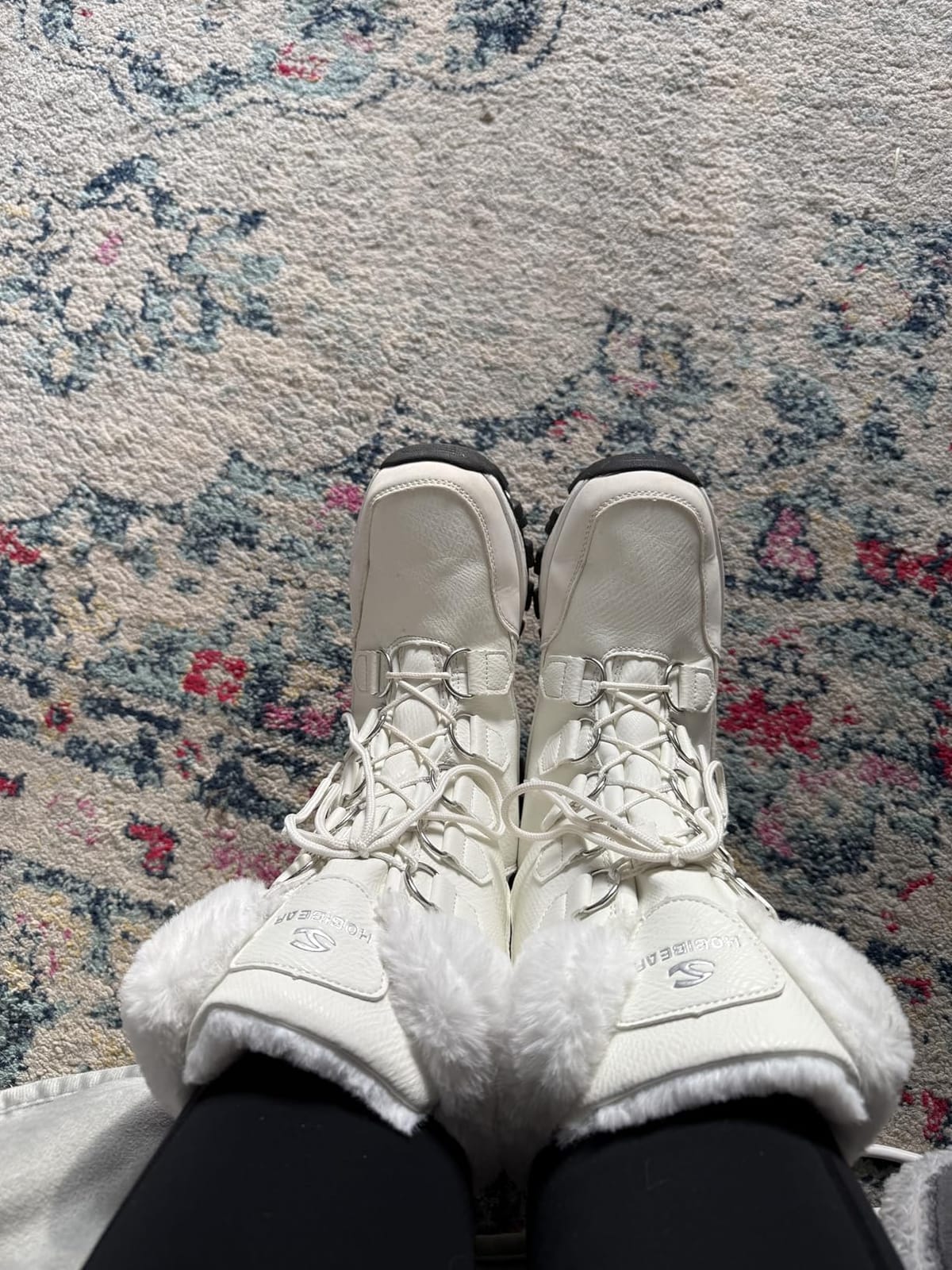HOBIBEAR Women's Winter Snow Boots Warm Faux Fur customer photo 1