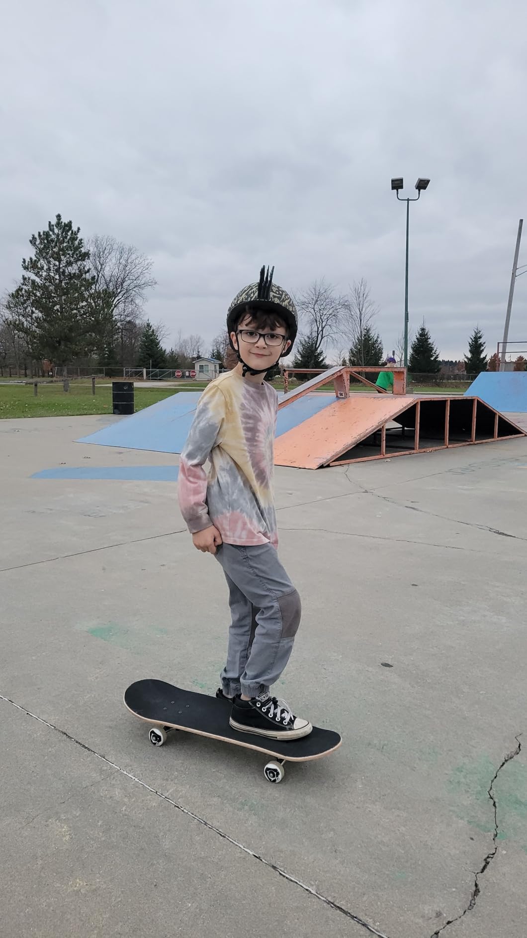 Magneto Complete Skateboard | 6-Layer Canadian Maple Double Kick Concave Deck | Beginners, and Teens customer photo 1