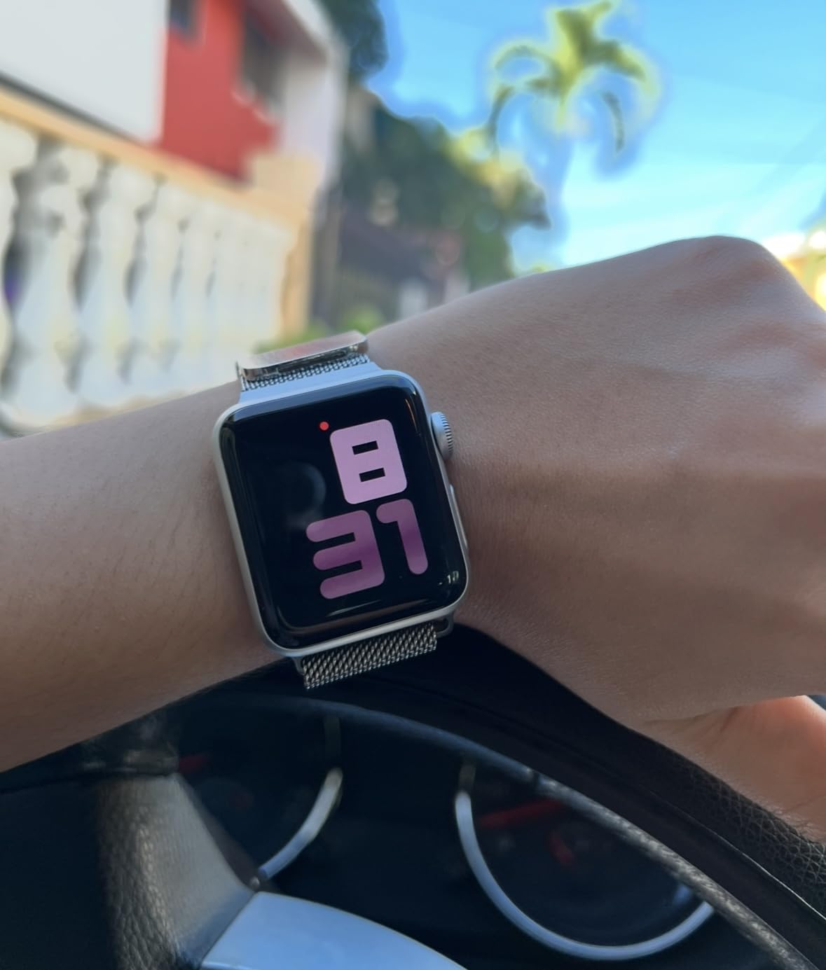 Apple Watch Series 8 [GPS 41mm] Smart Watch w/Midnight Aluminum Case with Midnight Sport Band - S/M. Fitness Tracker, Blood Oxygen & ECG Apps, Always-On Retina Display, Water Resistant customer photo 1
