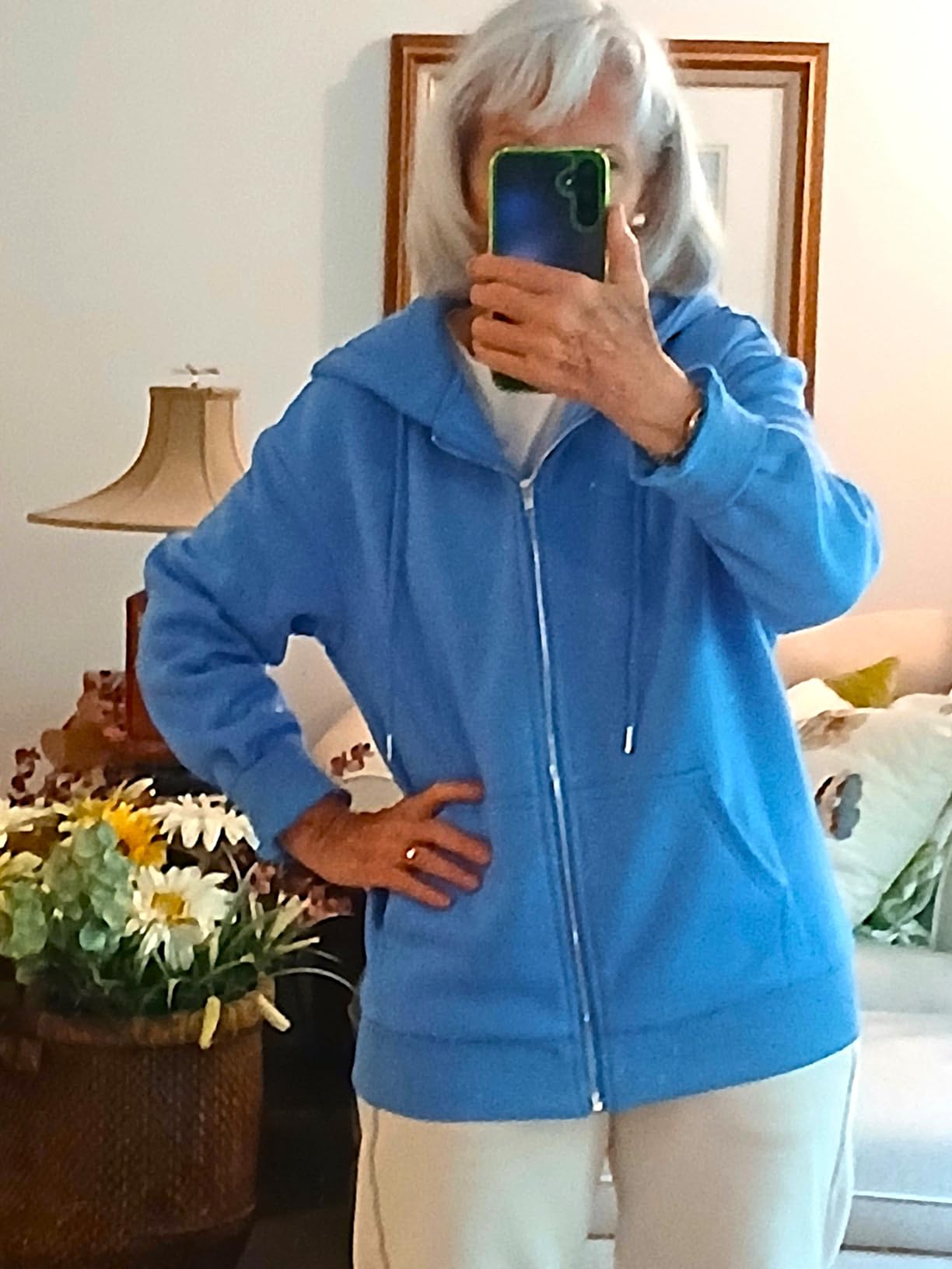 PRETTYGARDEN Women's Fall Zip Up Hoodies Sweatshirts customer photo 2