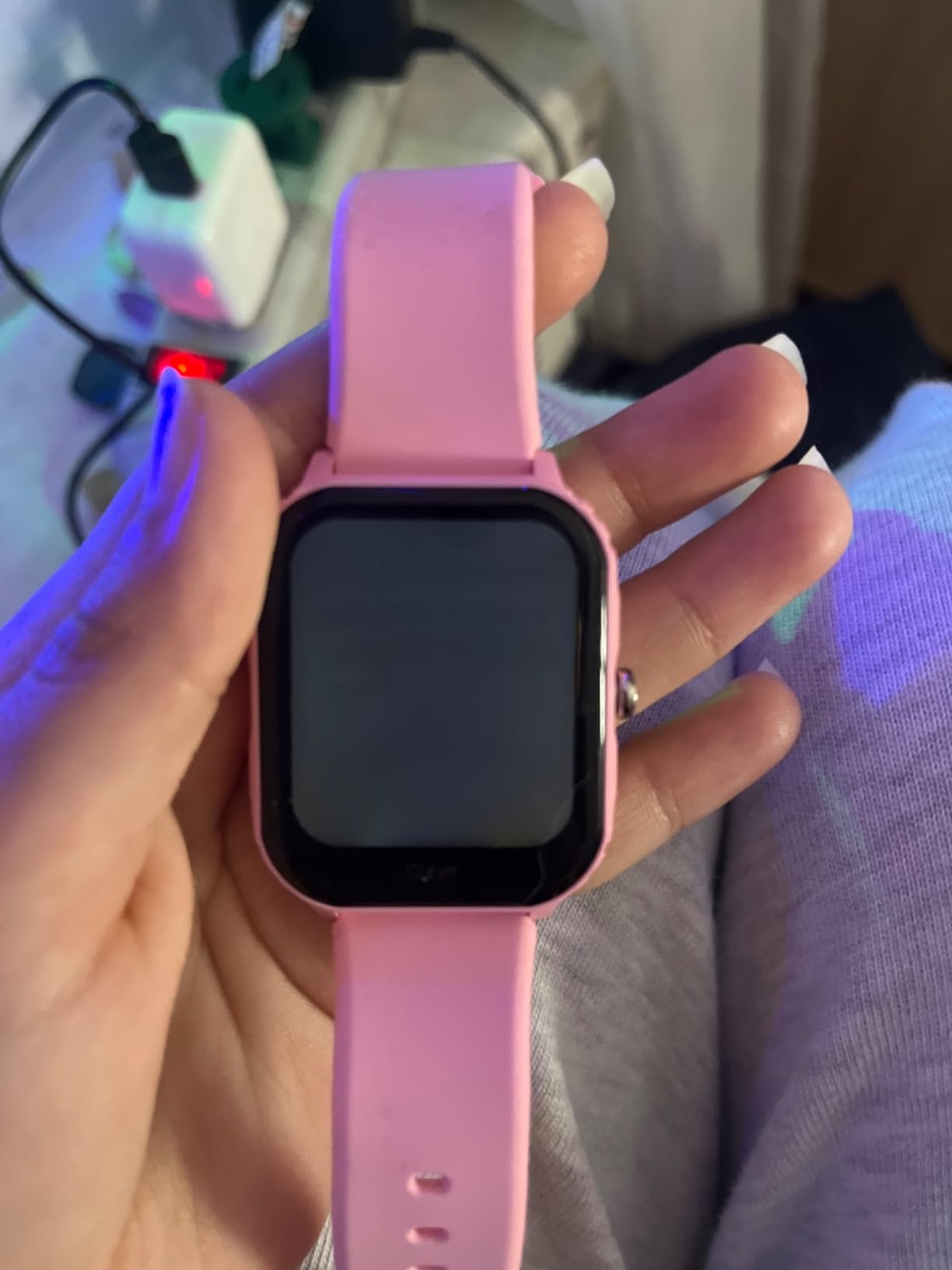 Cubitt Teens Smartwatch, 1.85” Touchscreen Fitness Tracker – Obsidian Black customer photo 2