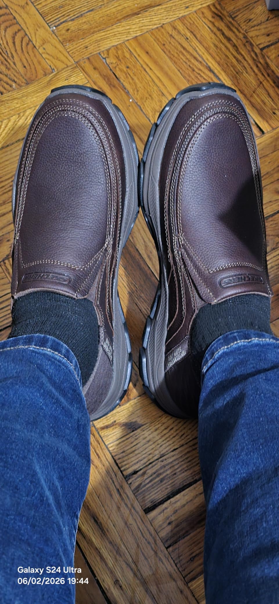 Skechers Men's USA Respected - Elgin Moc Toe Leather Slip-Ins customer photo 2