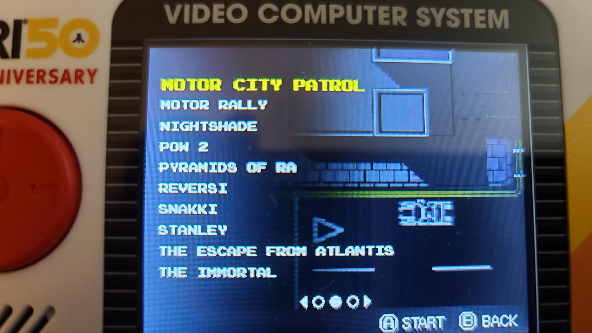 My Arcade Atari Pocket Player-Console preloaded with 100 Games, 2.8