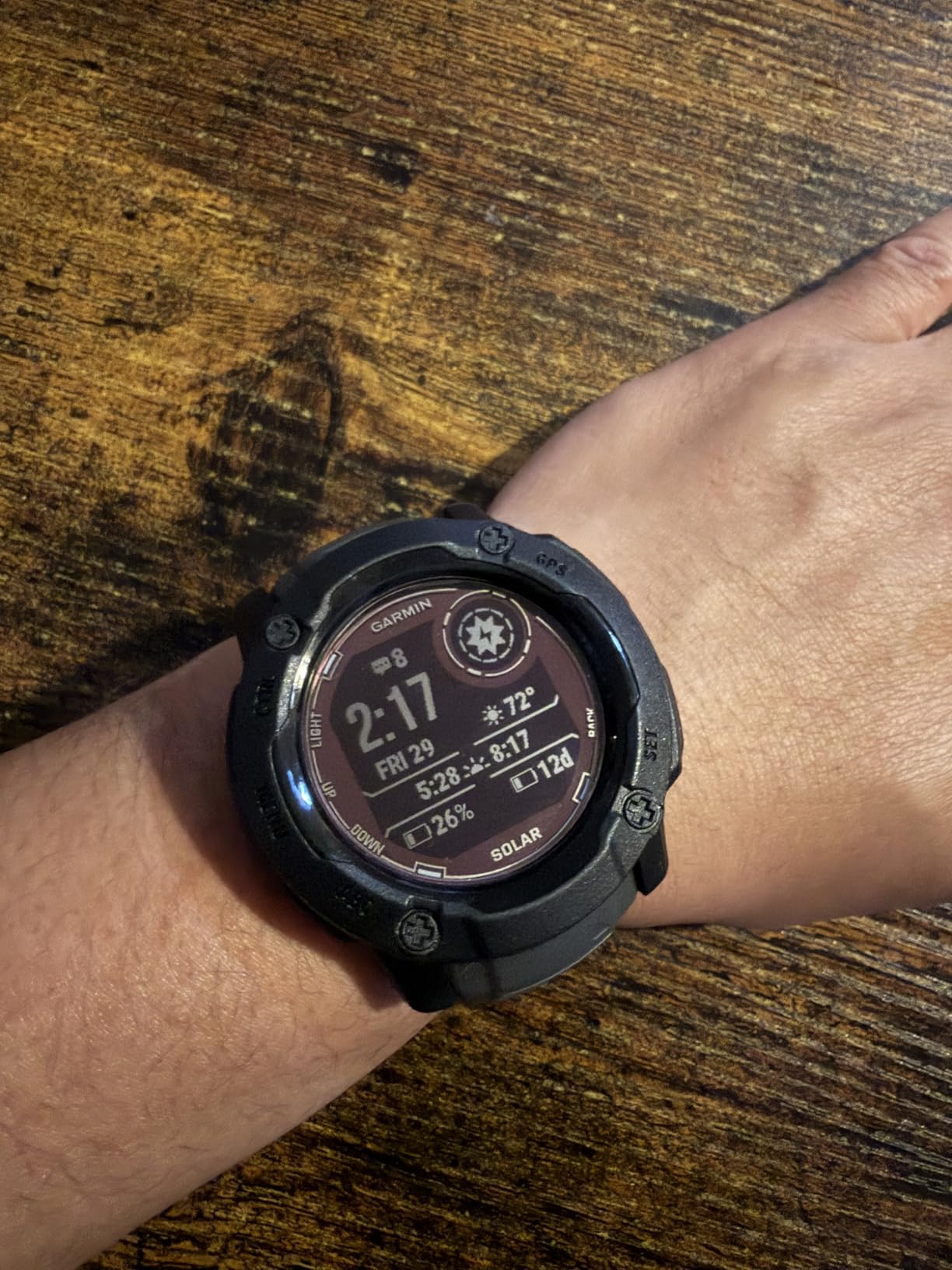 Garmin Instinct® 2X Solar Tactical, Rugged Outdoor Smartwatch, 50mm, Black customer photo 2