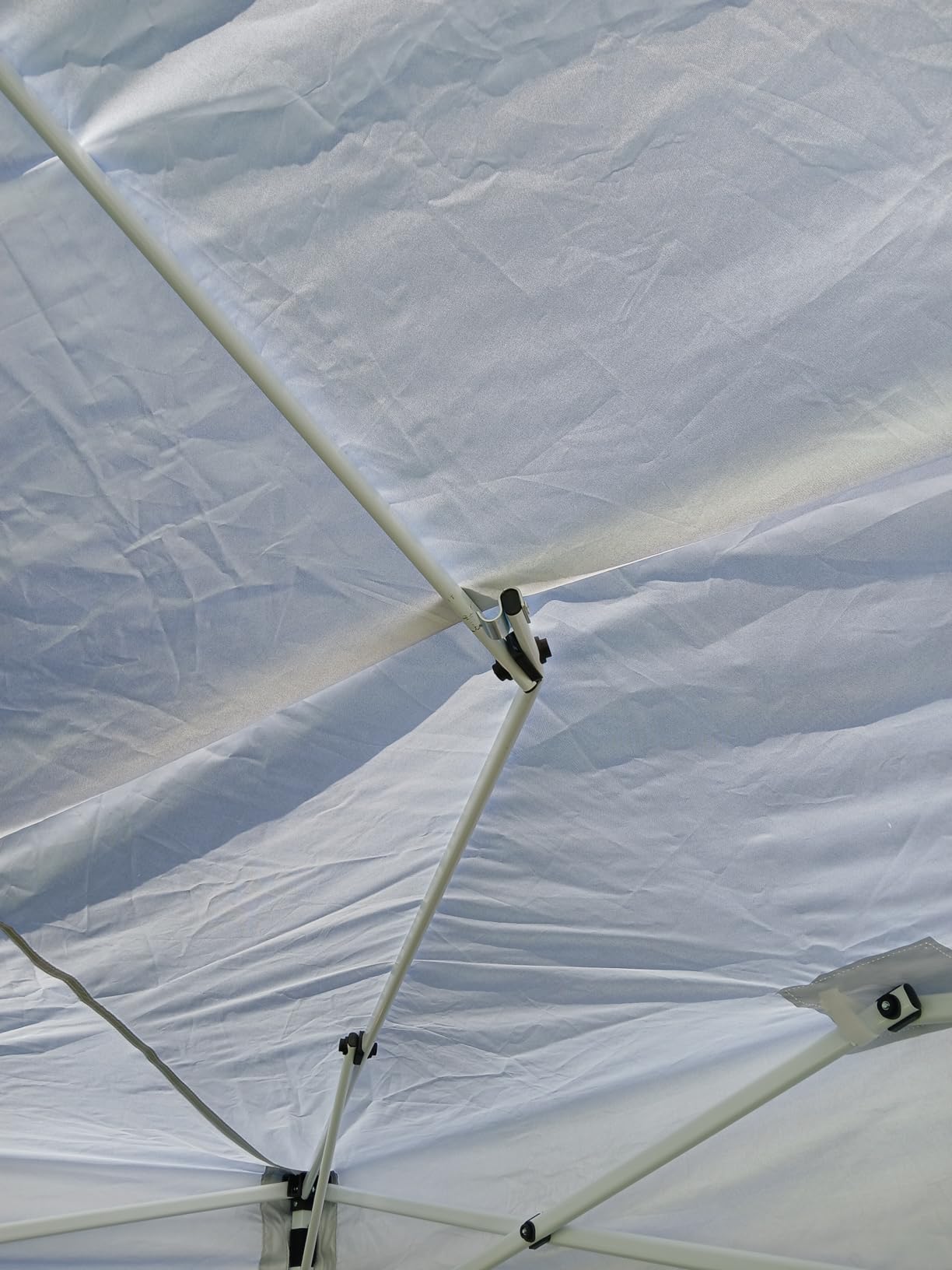 Acepic 10x10 Pop Up Canopy Tent, Easy Setup Portable Shelter, White, 10*10 customer photo 2