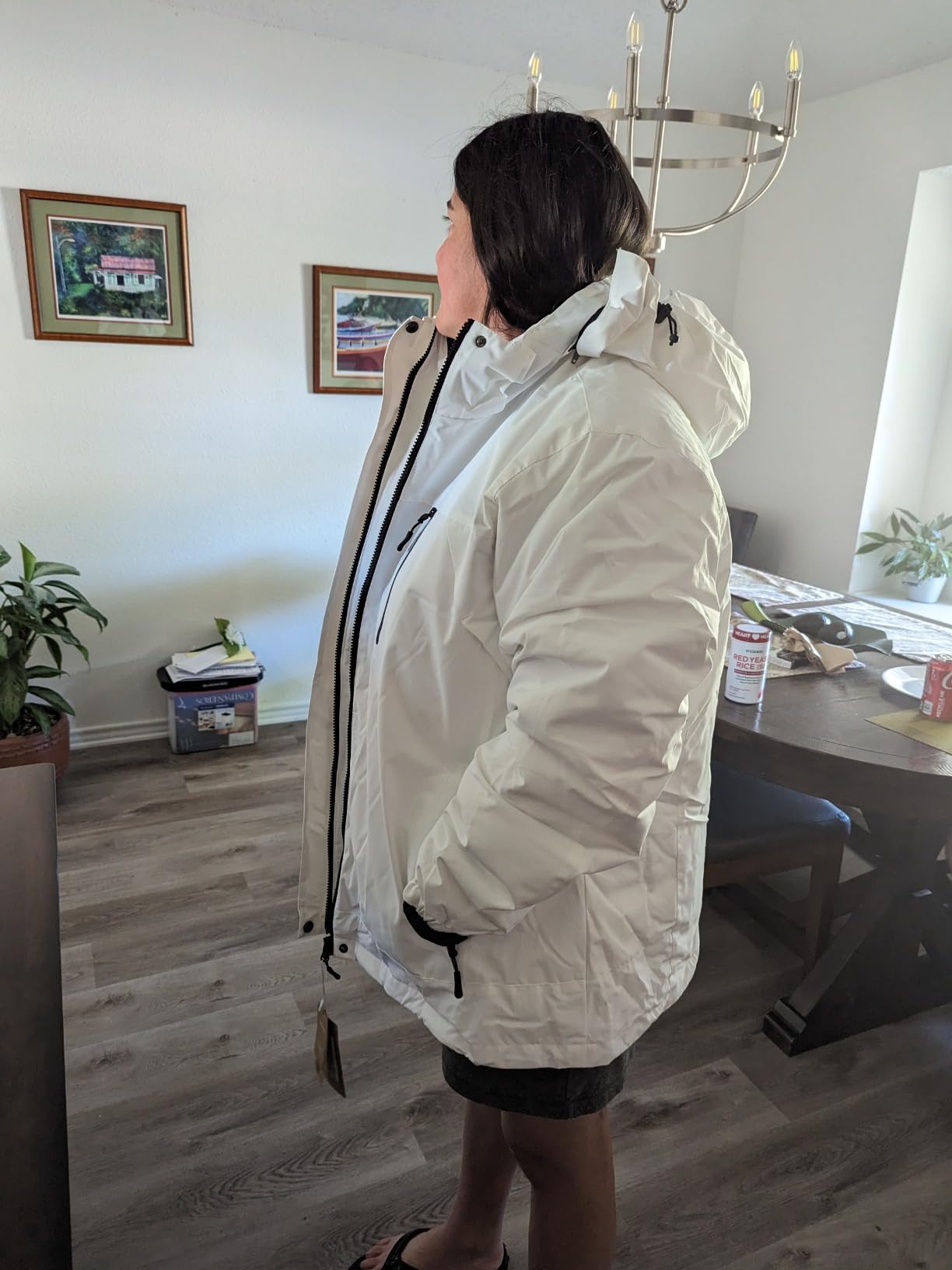 wantdo Women's 3 in 1 Ski Jacket Plus Size Winter Coats Snowboarding Jacket customer photo 1