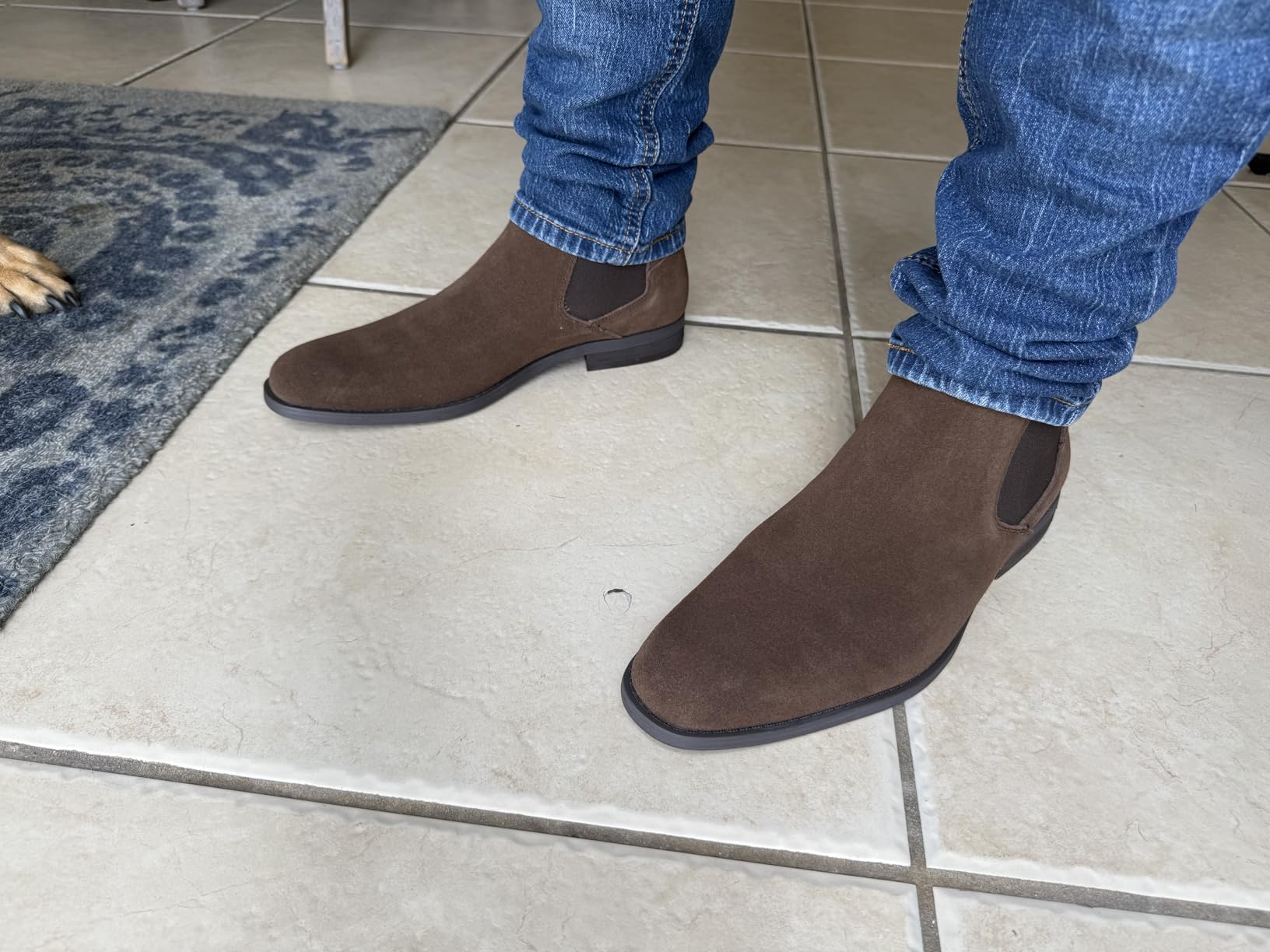 ALDO Men's Collen Leather Ankle Chelsea Boot customer photo 2
