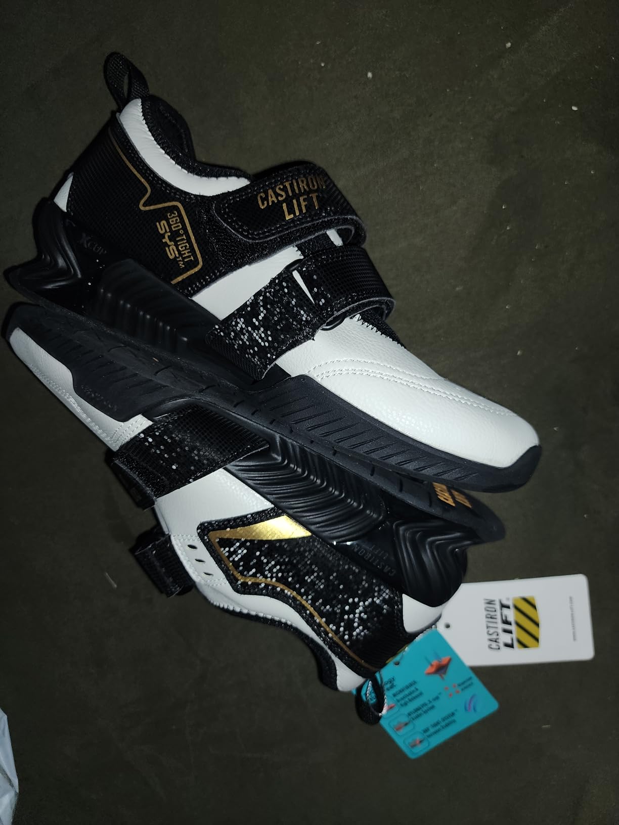 Weightlifting Shoes, Powerlifting Shoes Gym Shoes for Crossfit Lifting Footwear, Weight Lifting Shoes for Heavy Lifting Deadlifting Weight Training, Squat Shoe for Men Women customer photo 1