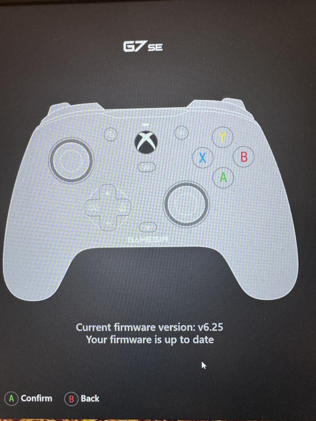 GameSir G7 SE Wired Controller for Xbox Series X|S, Xbox One & Windows 10/11, Plug and Play Gaming Gamepad with Hall Effect Joysticks/Hall Trigger, 3.5mm Audio Jack (White) customer photo 2
