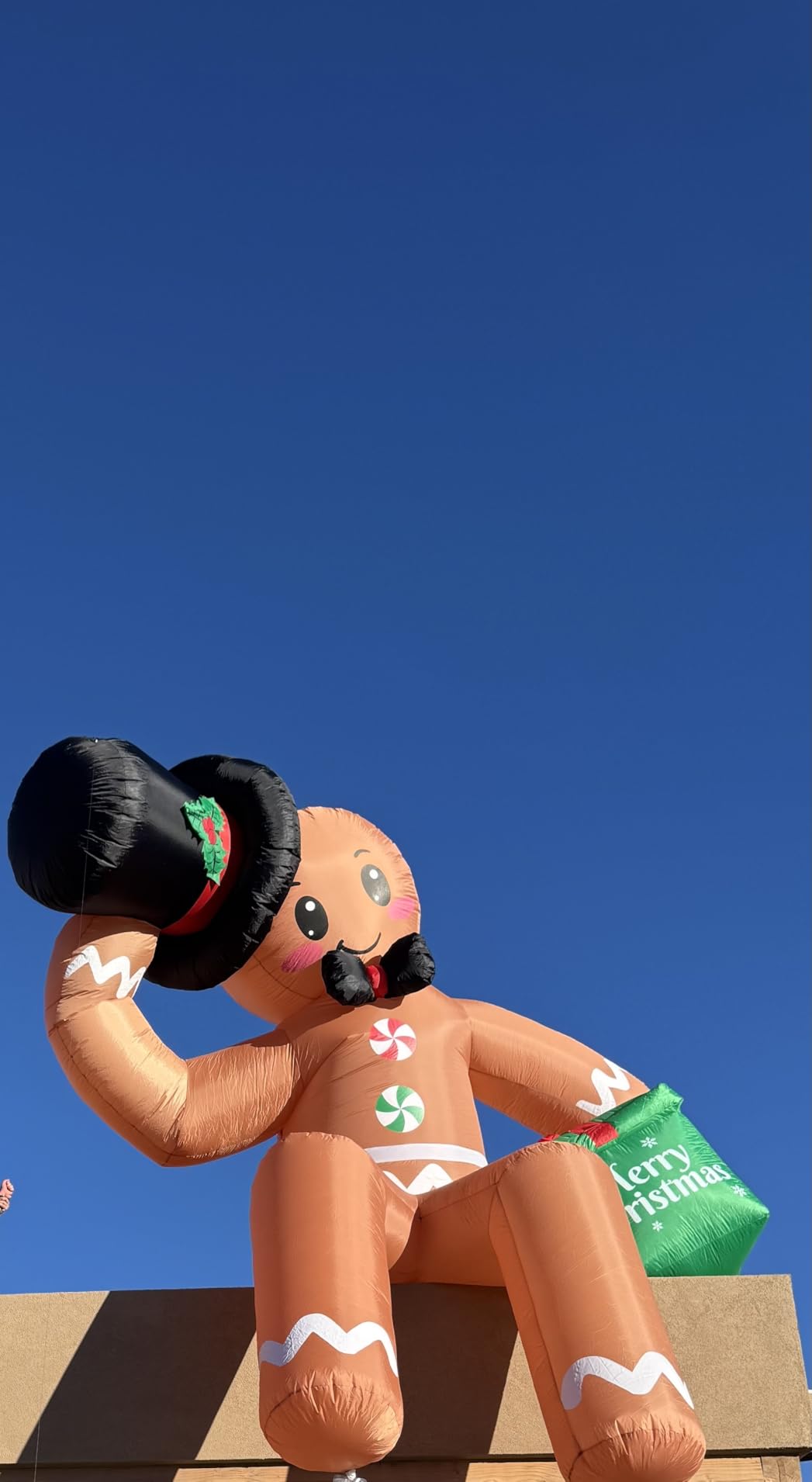 OurWarm 12FT Christmas Inflatables, Giant Gingerbread Christmas Decorations customer photo 2