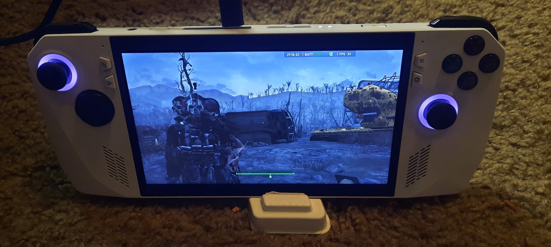 ASUS - ROG Ally Gaming Handheld Console - Z1 Processor, 512GB, 1080p 120Hz Display,White customer photo 1