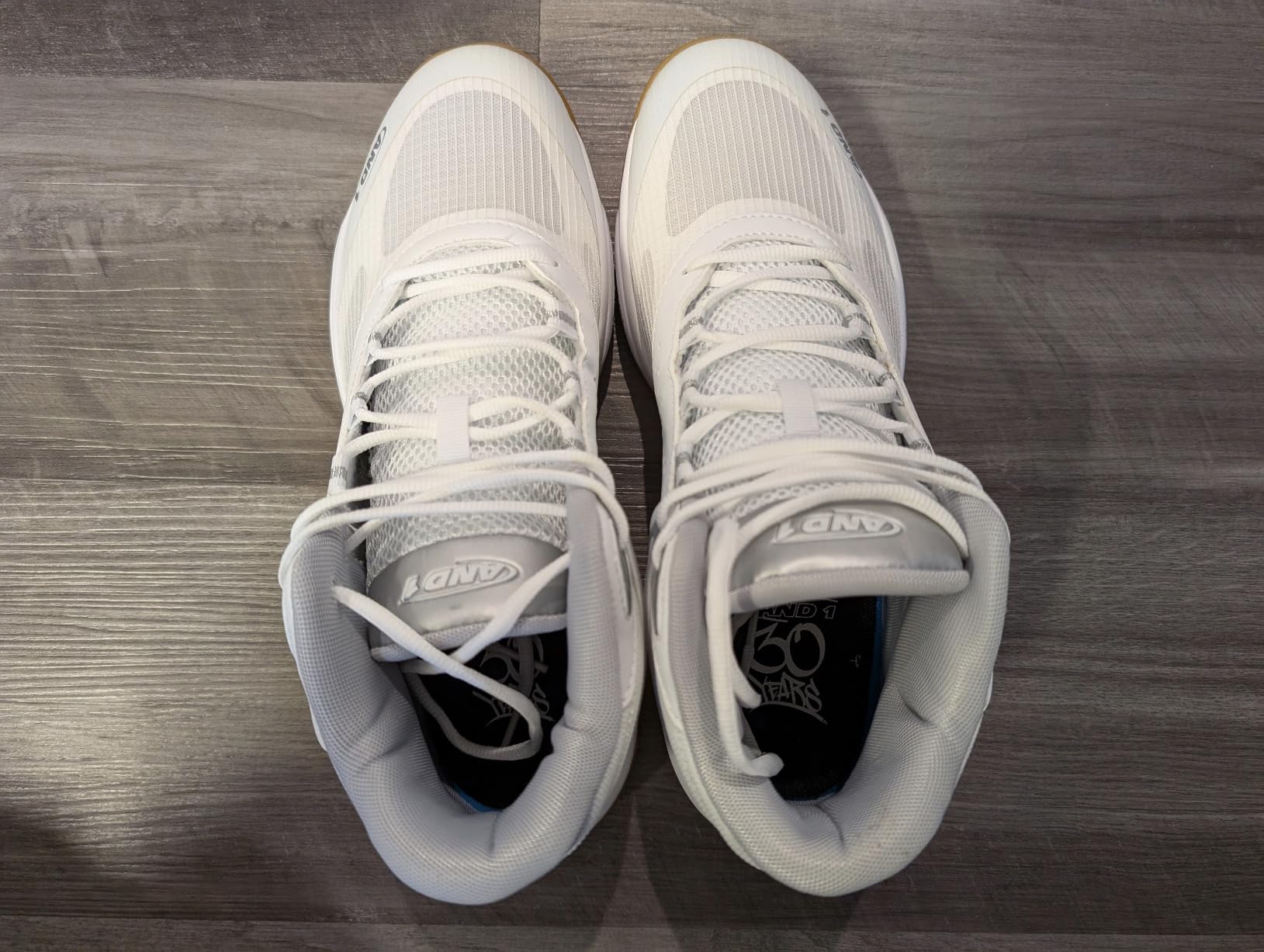 AND1 Basketball Shoes for Women and Men, High Top Men’s Basketball Shoes - Womens Basketball Sneakers Size 6 to 16 customer photo 2