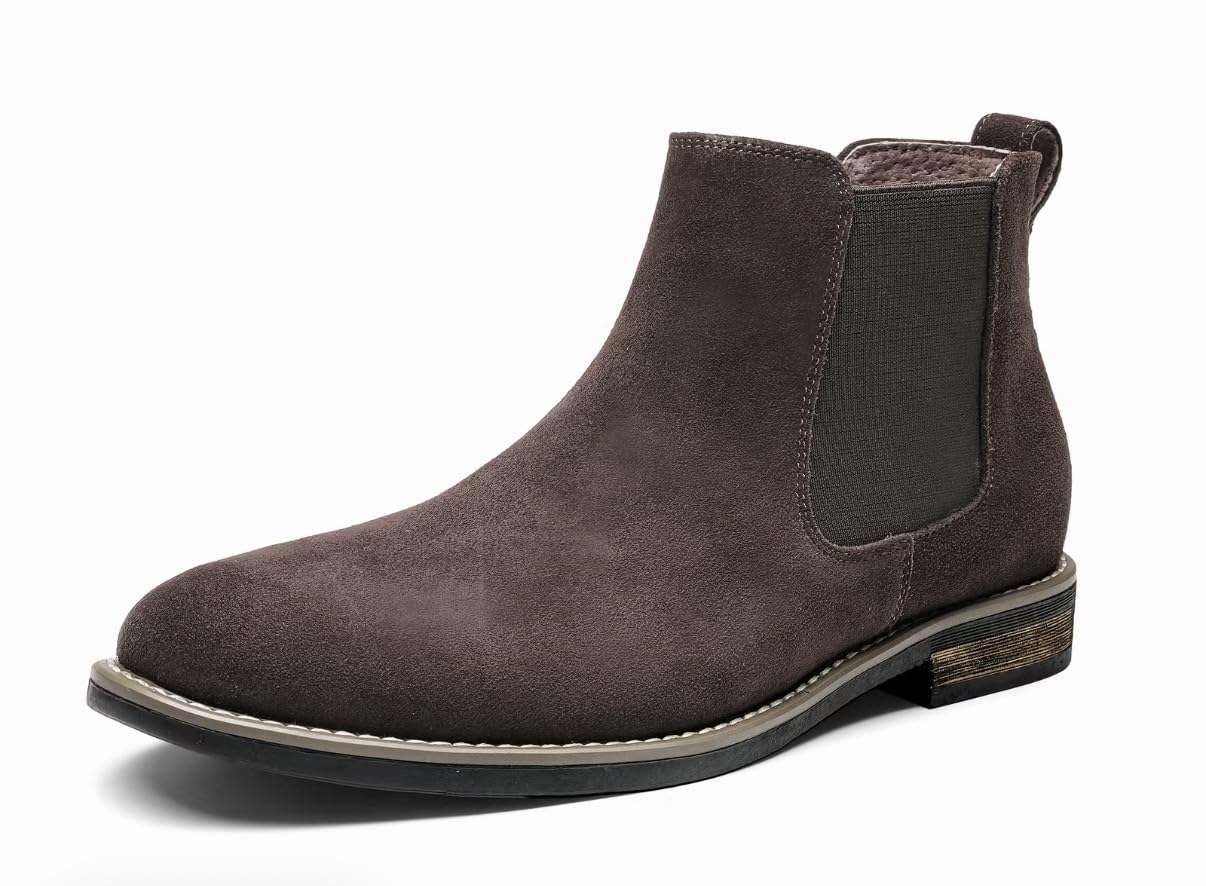 Bruno Marc Men's Classic Chelsea Ankle Dress Boots customer photo 2